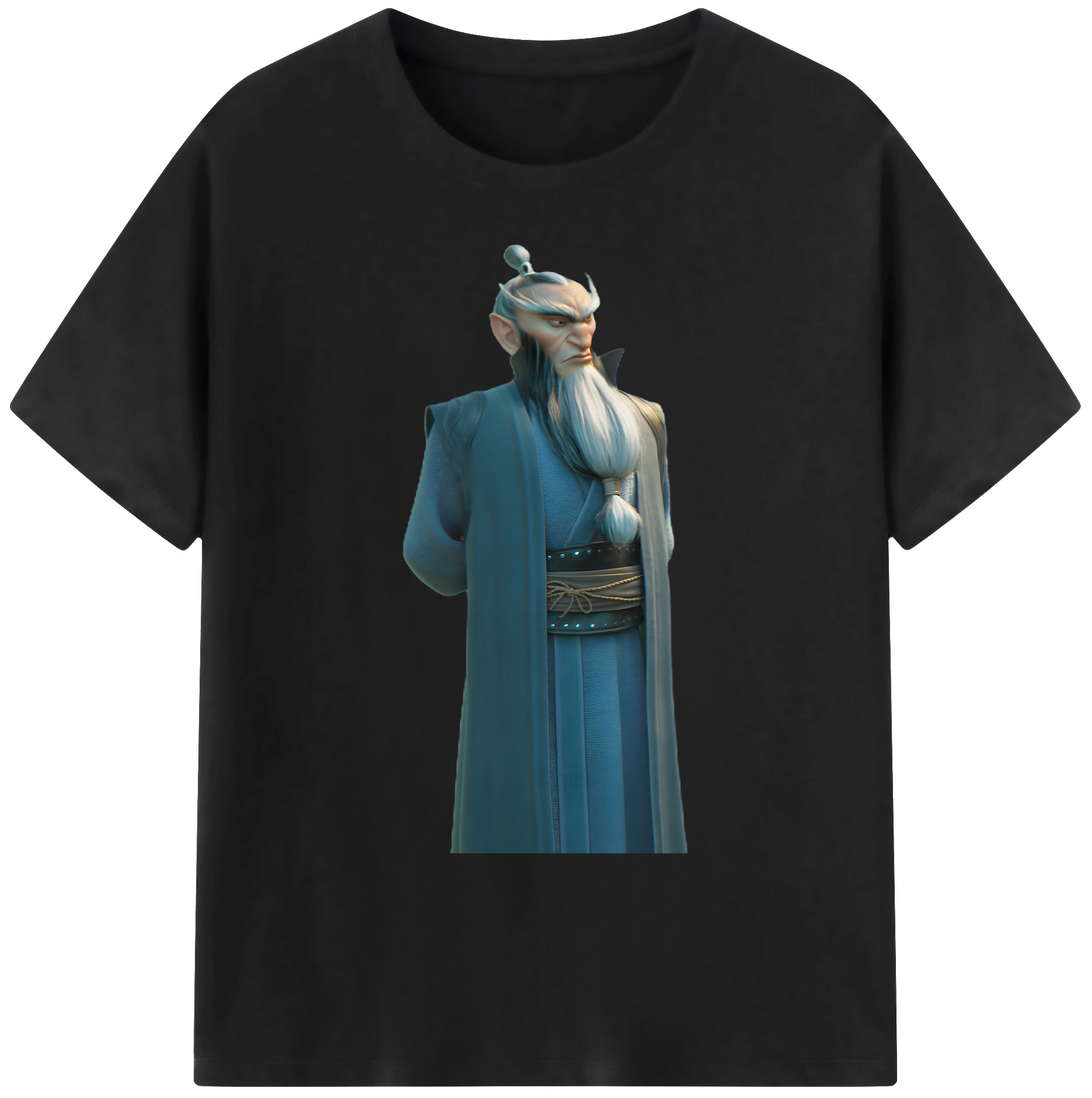 （画像用） Ne Zha 2 ナタ 魔童の大暴れ 綿100％ メンズ半袖Tシャツ｜肌触りやわらか＆通気性