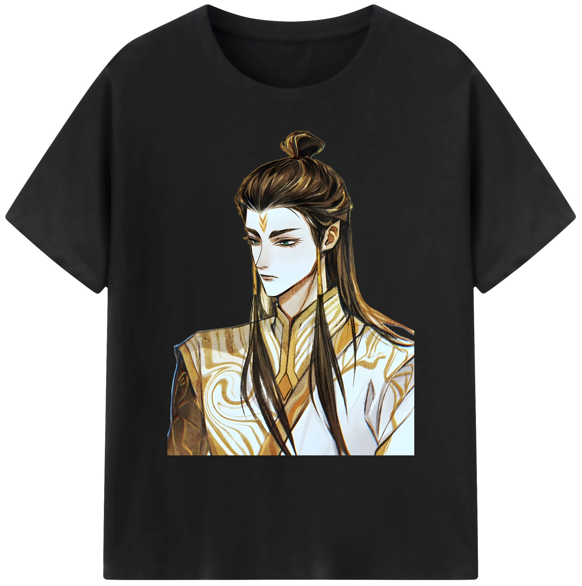 （画像用） Ne Zha 2 ナタ 魔童の大暴れ 綿100％ メンズ半袖Tシャツ｜肌触りやわらか＆通気性