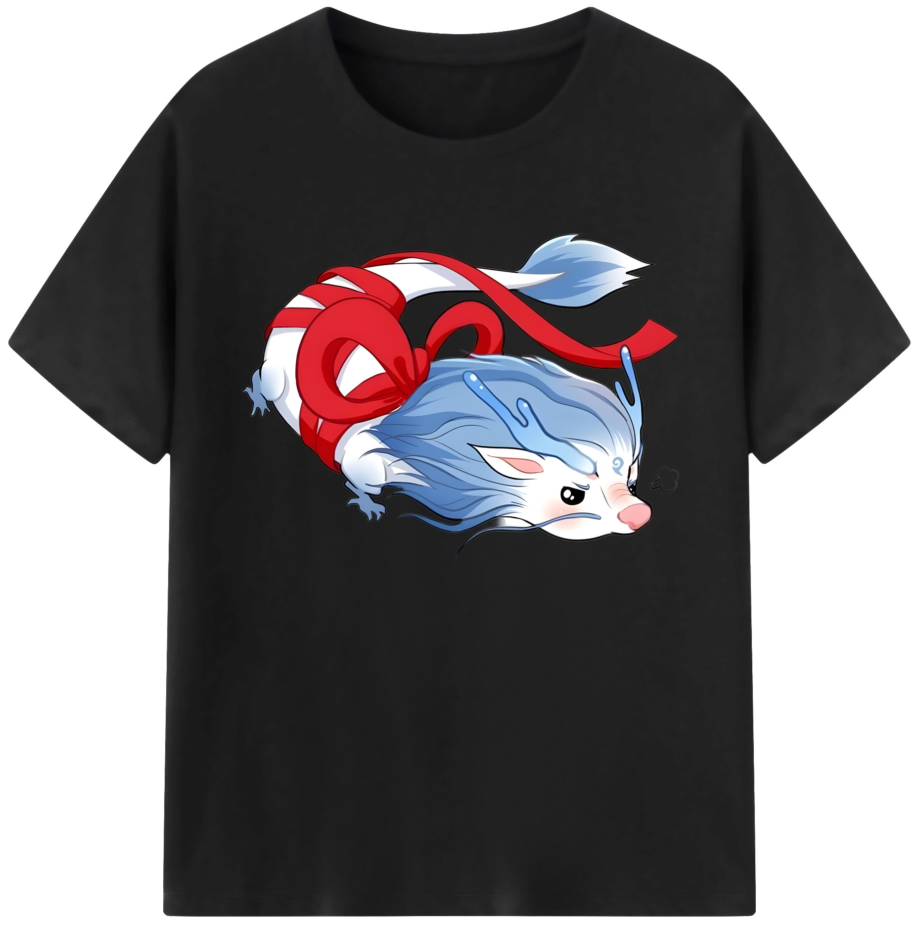 （画像用） Ne Zha 2 ナタ 魔童の大暴れ 綿100％ メンズ半袖Tシャツ｜肌触りやわらか＆通気性