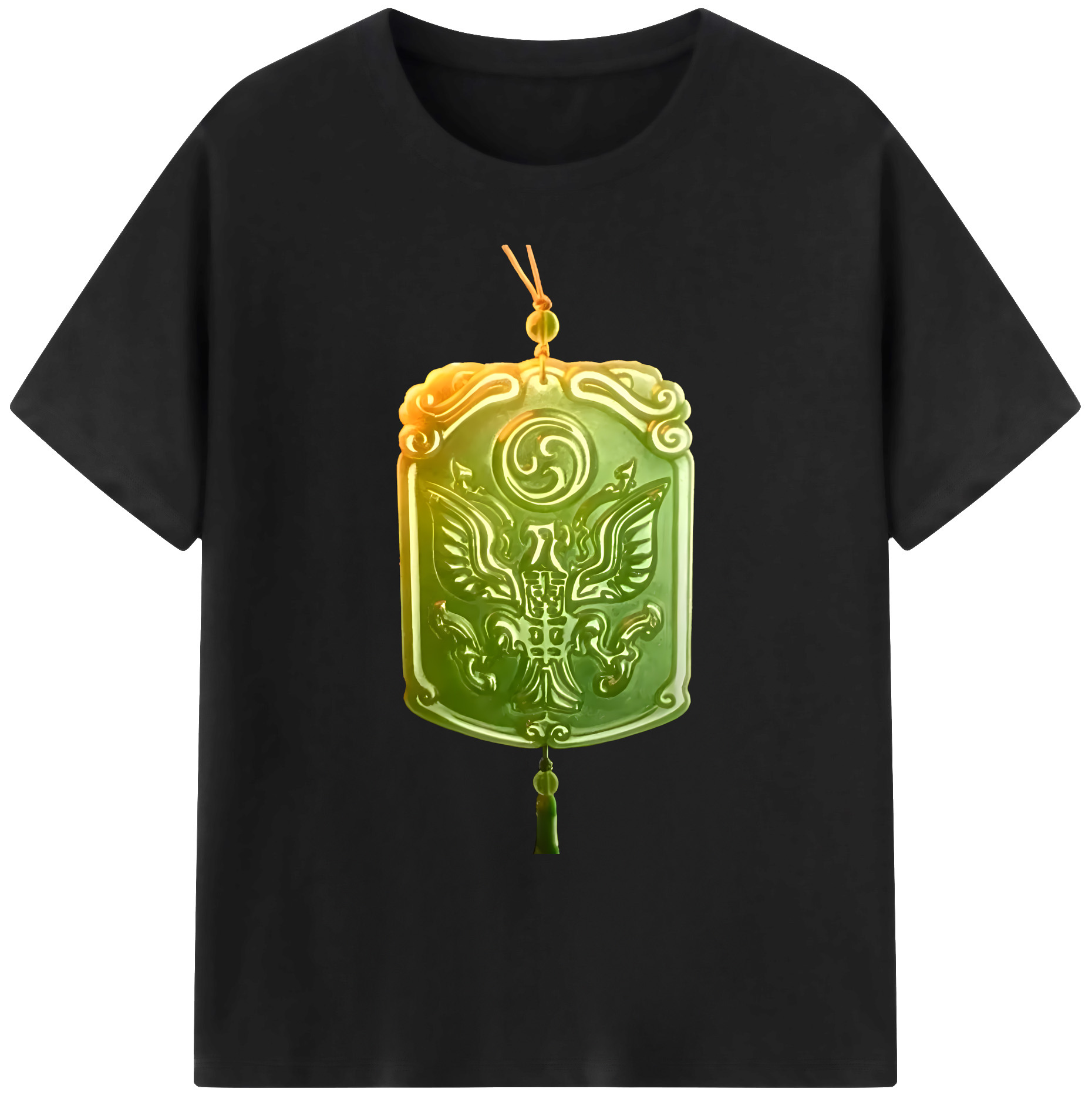 （画像用） Ne Zha 2 ナタ 魔童の大暴れ 綿100％ メンズ半袖Tシャツ｜肌触りやわらか＆通気性