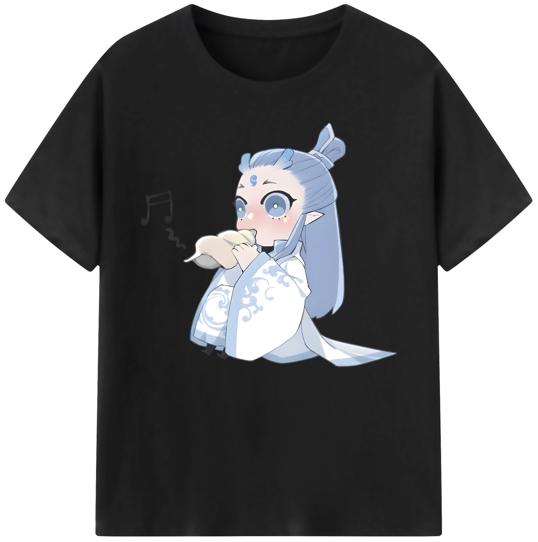 （画像用） Ne Zha 2 ナタ 魔童の大暴れ 綿100％ メンズ半袖Tシャツ｜肌触りやわらか＆通気性