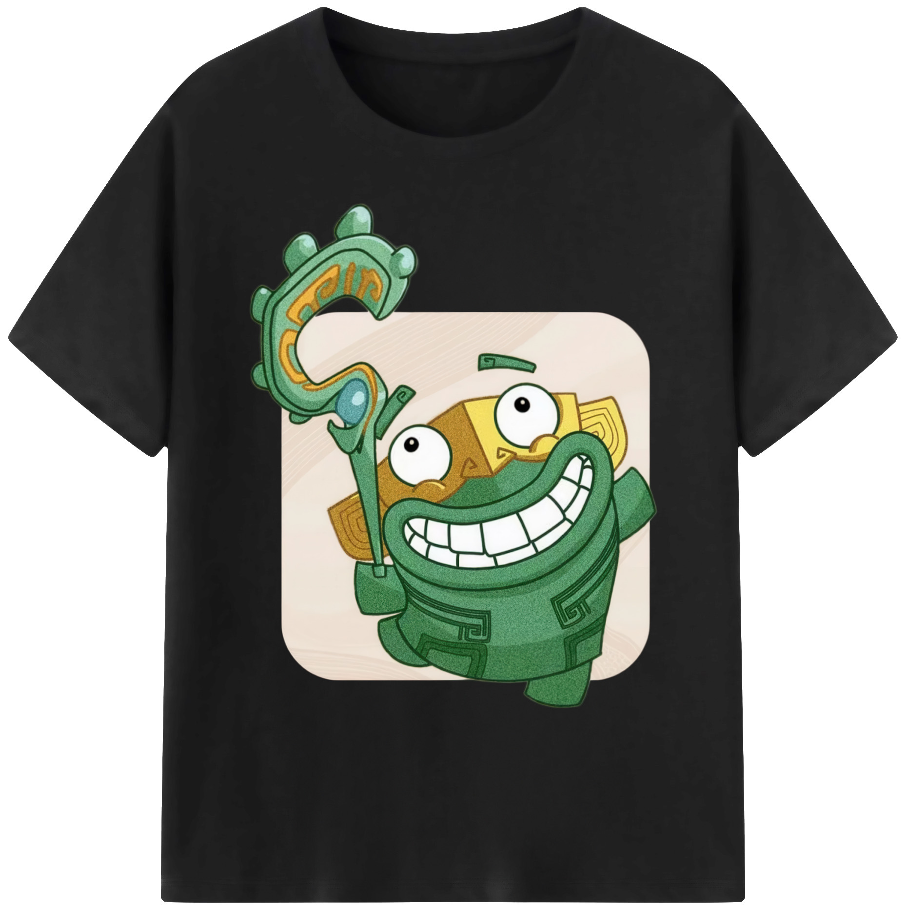 （画像用） Ne Zha 2 ナタ 魔童の大暴れ 綿100％ メンズ半袖Tシャツ｜肌触りやわらか＆通気性