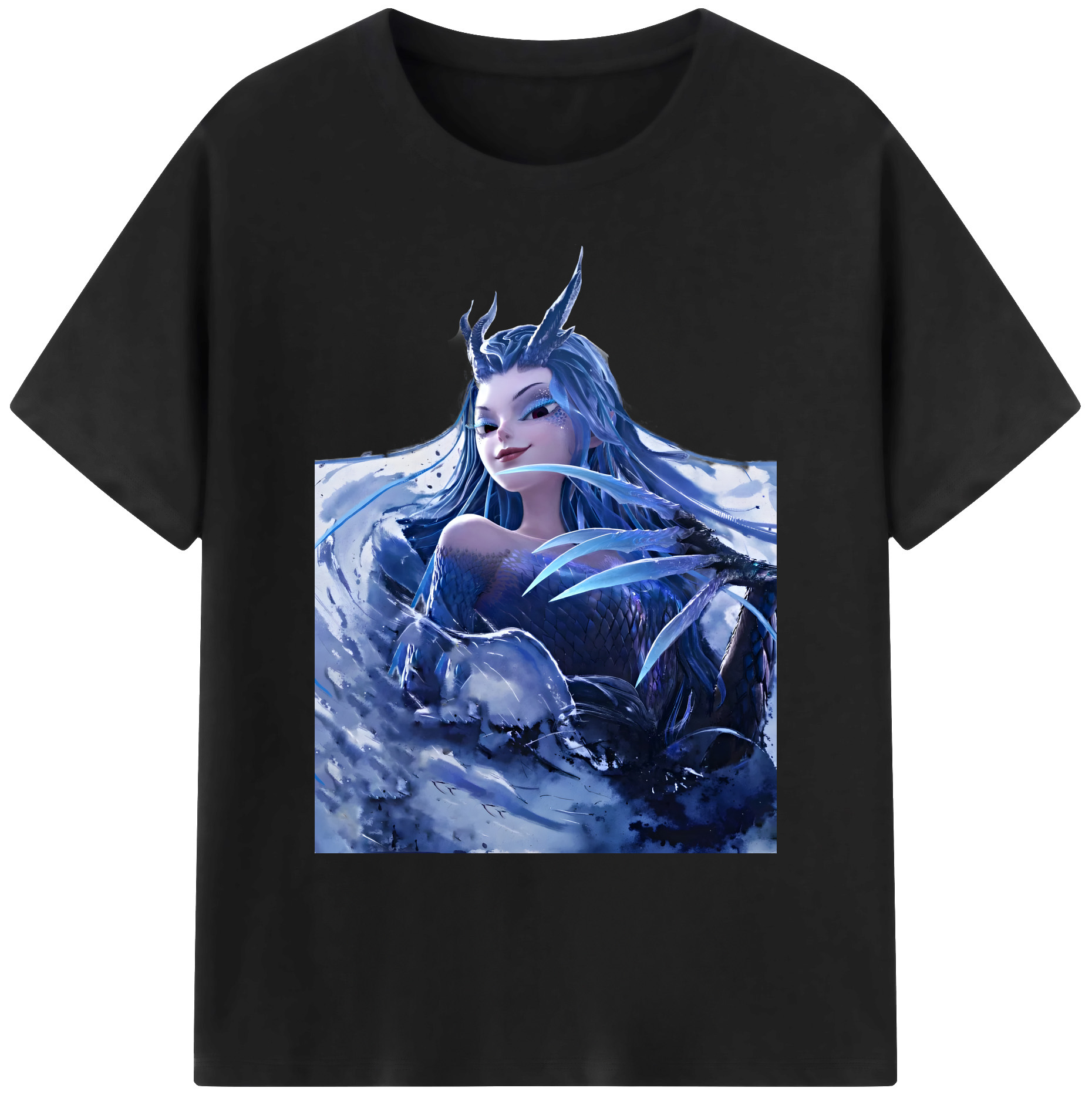 （画像用） Ne Zha 2 ナタ 魔童の大暴れ 綿100％ メンズ半袖Tシャツ｜肌触りやわらか＆通気性