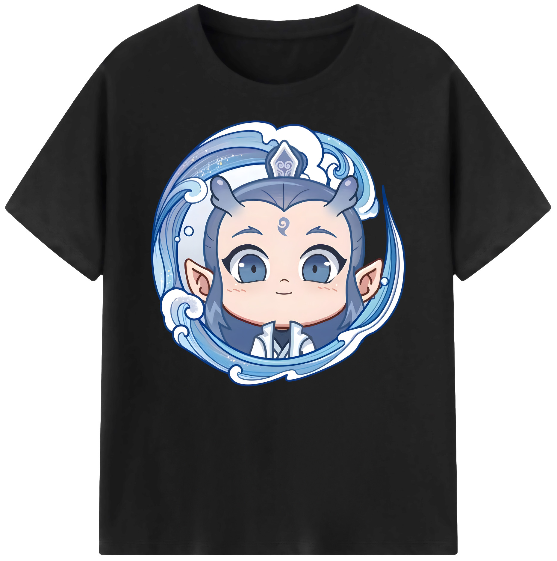 （画像用） Ne Zha 2 ナタ 魔童の大暴れ 綿100％ メンズ半袖Tシャツ｜肌触りやわらか＆通気性