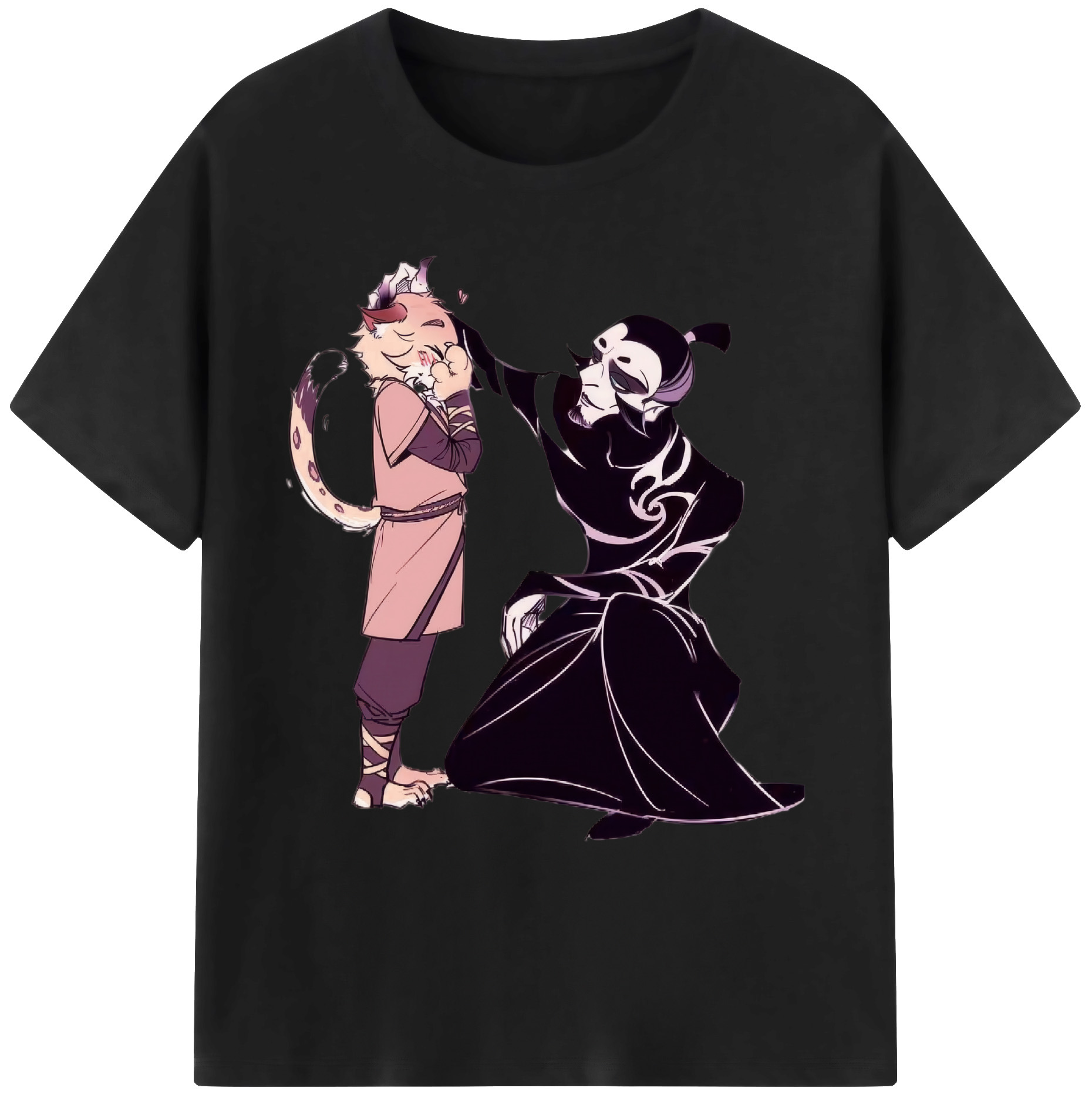 （画像用） Ne Zha 2 ナタ 魔童の大暴れ 綿100％ メンズ半袖Tシャツ｜肌触りやわらか＆通気性