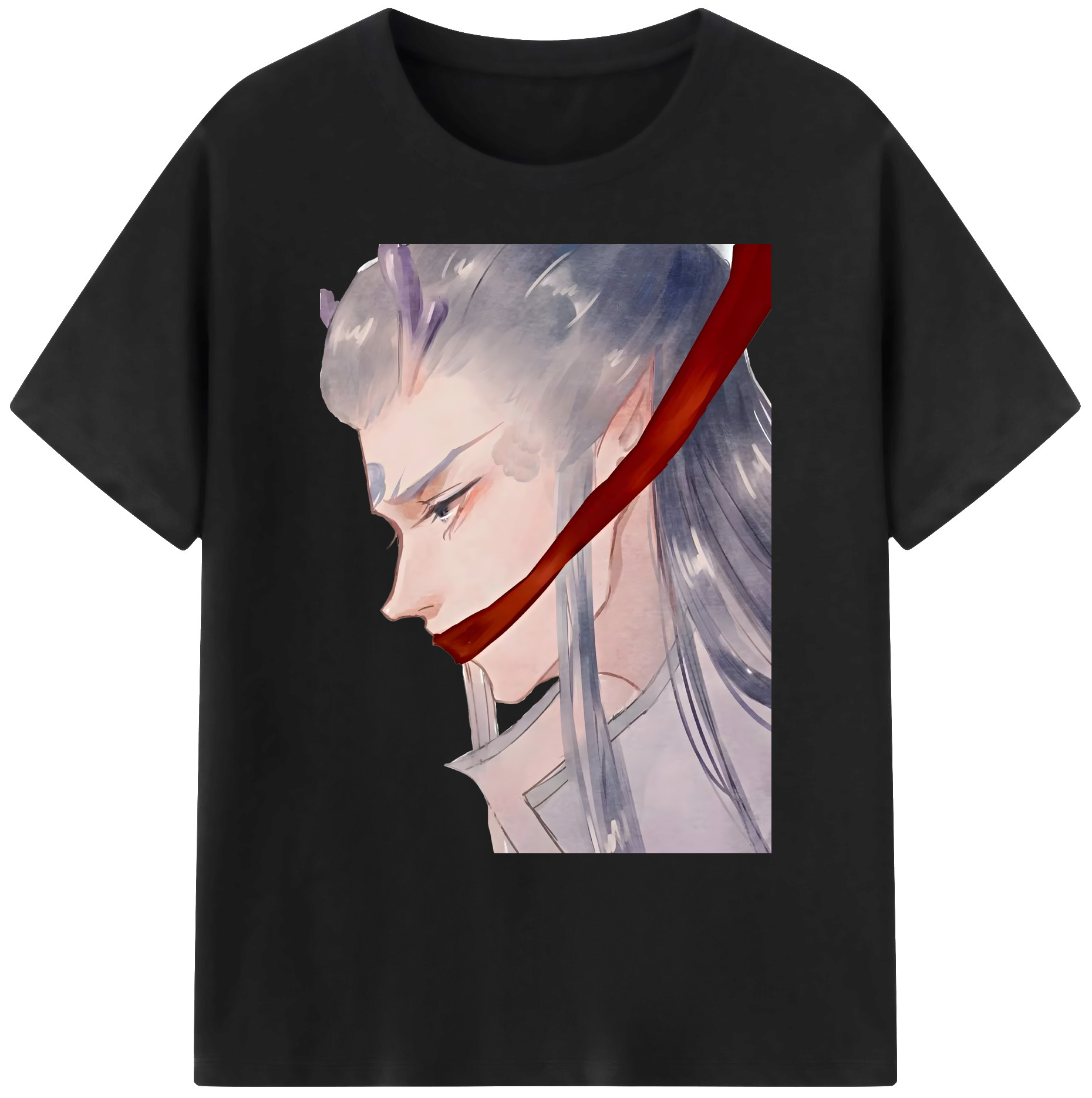 （画像用） Ne Zha 2 ナタ 魔童の大暴れ 綿100％ メンズ半袖Tシャツ｜肌触りやわらか＆通気性