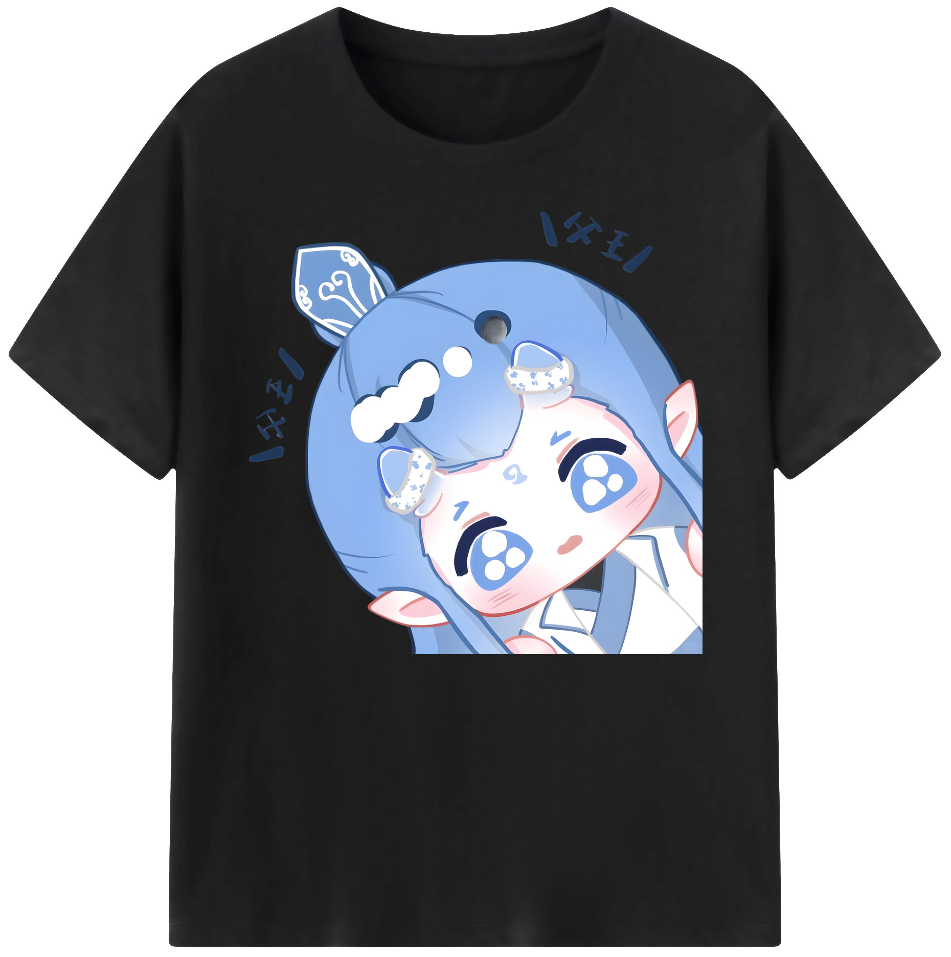 （画像用） Ne Zha 2 ナタ 魔童の大暴れ 綿100％ メンズ半袖Tシャツ｜肌触りやわらか＆通気性