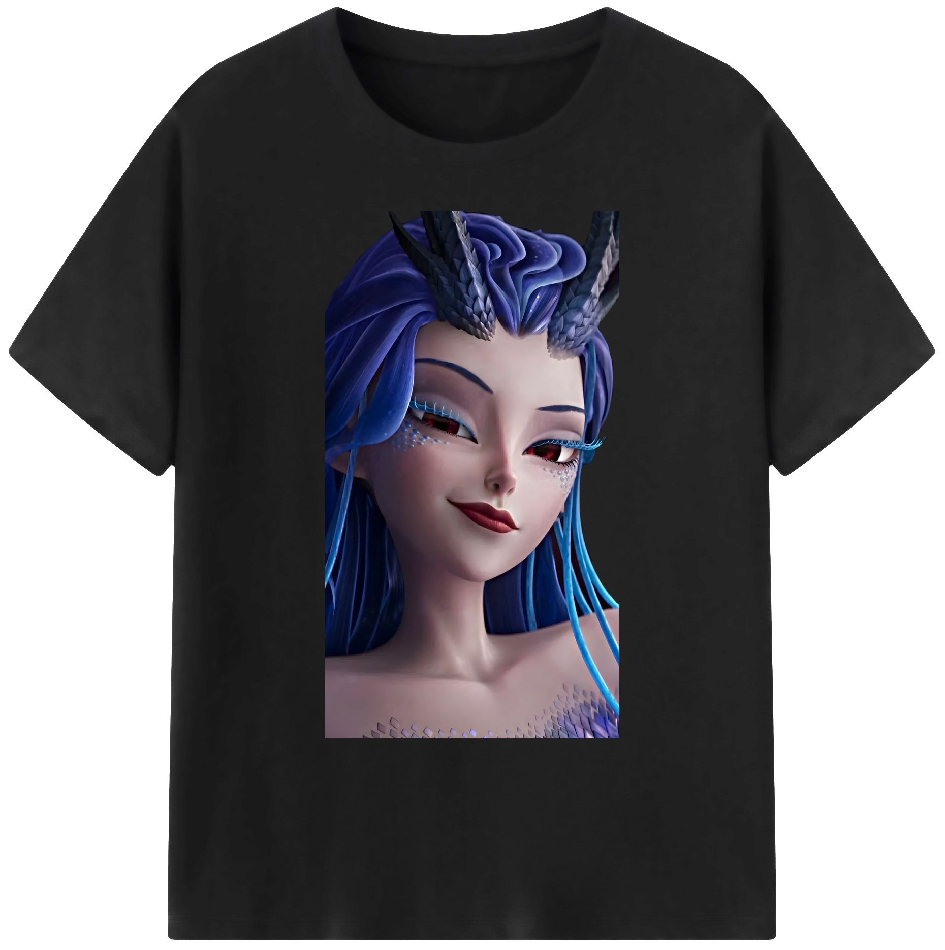 （画像用） Ne Zha 2 ナタ 魔童の大暴れ 綿100％ メンズ半袖Tシャツ｜肌触りやわらか＆通気性