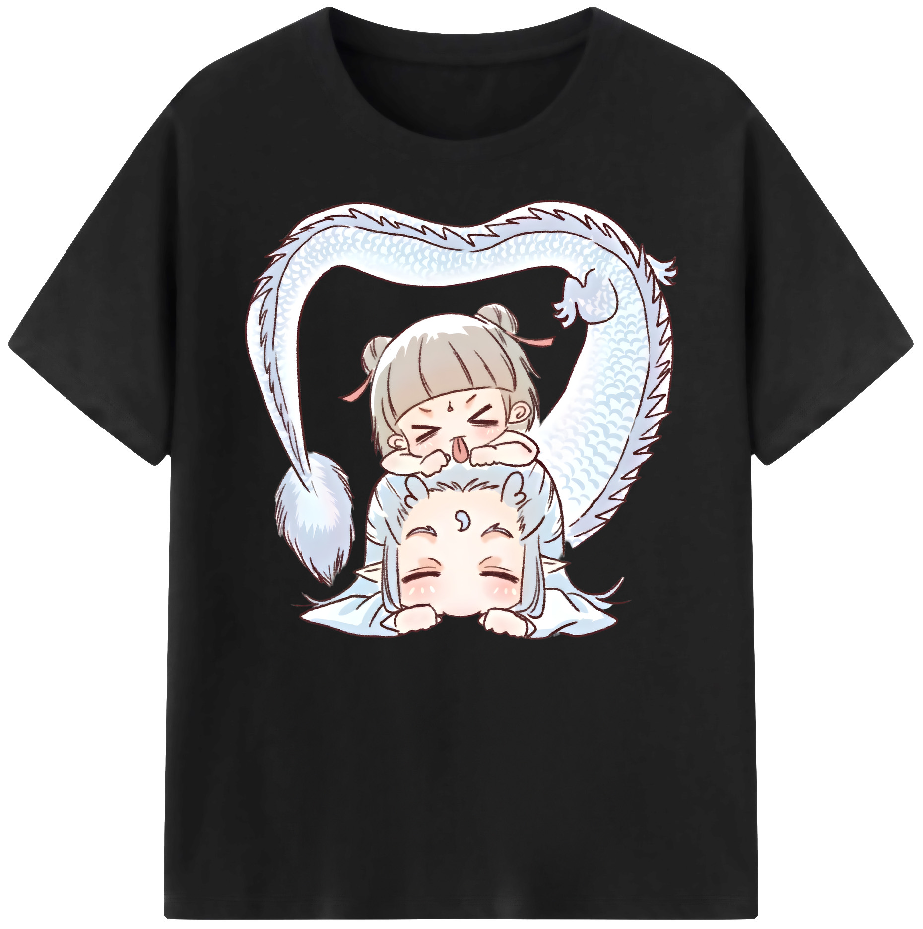 （画像用） Ne Zha 2 ナタ 魔童の大暴れ 綿100％ メンズ半袖Tシャツ｜肌触りやわらか＆通気性