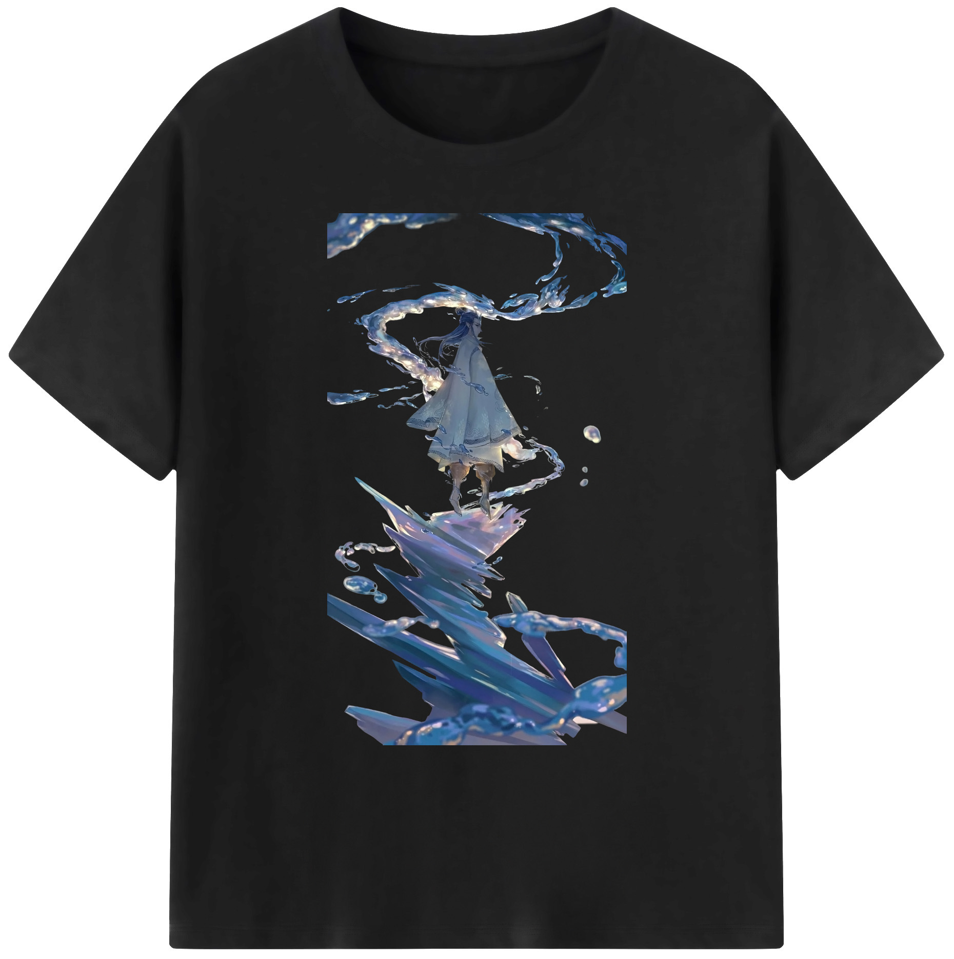 （画像用） Ne Zha 2 ナタ 魔童の大暴れ 綿100％ メンズ半袖Tシャツ｜肌触りやわらか＆通気性