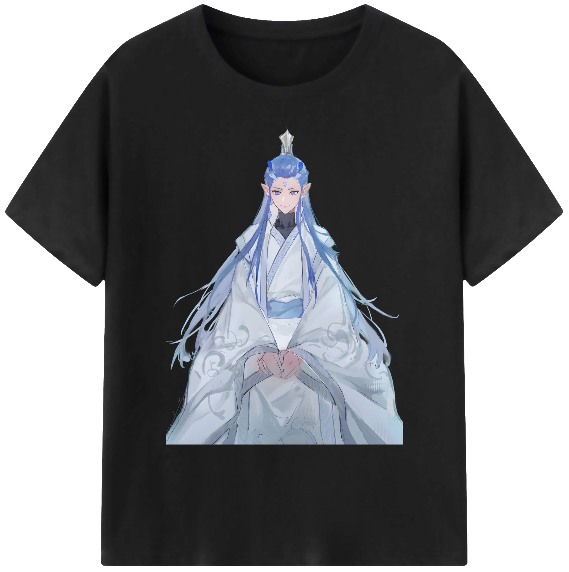 （画像用） Ne Zha 2 ナタ 魔童の大暴れ 綿100％ メンズ半袖Tシャツ｜肌触りやわらか＆通気性