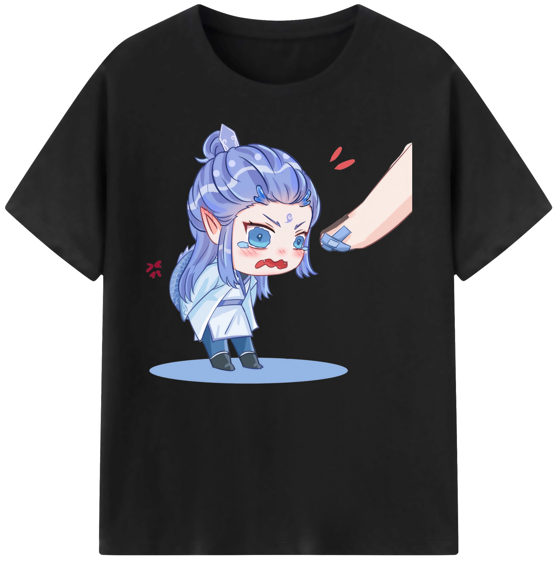 （画像用） Ne Zha 2 ナタ 魔童の大暴れ 綿100％ メンズ半袖Tシャツ｜肌触りやわらか＆通気性