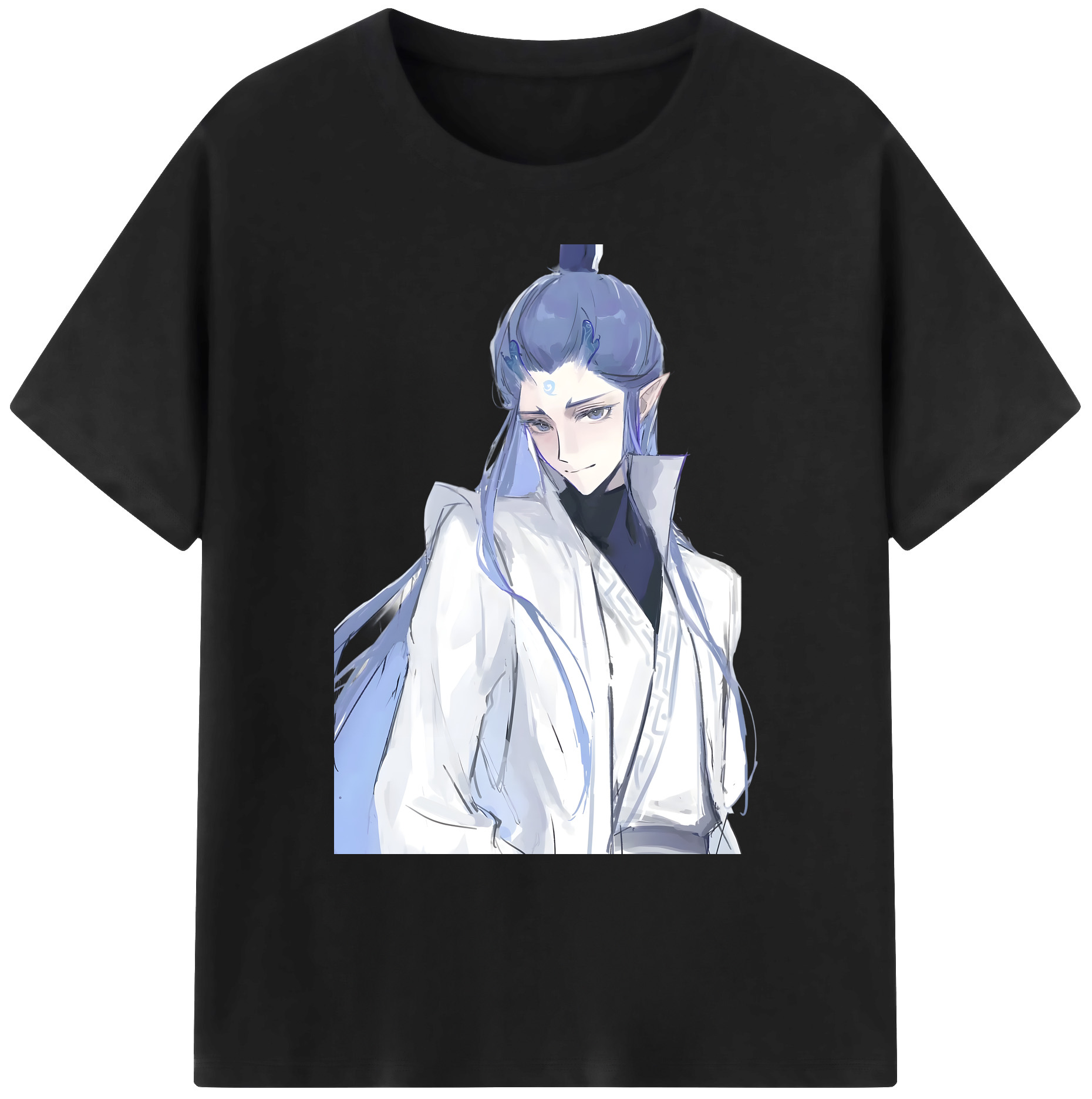 （画像用） Ne Zha 2 ナタ 魔童の大暴れ 綿100％ メンズ半袖Tシャツ｜肌触りやわらか＆通気性