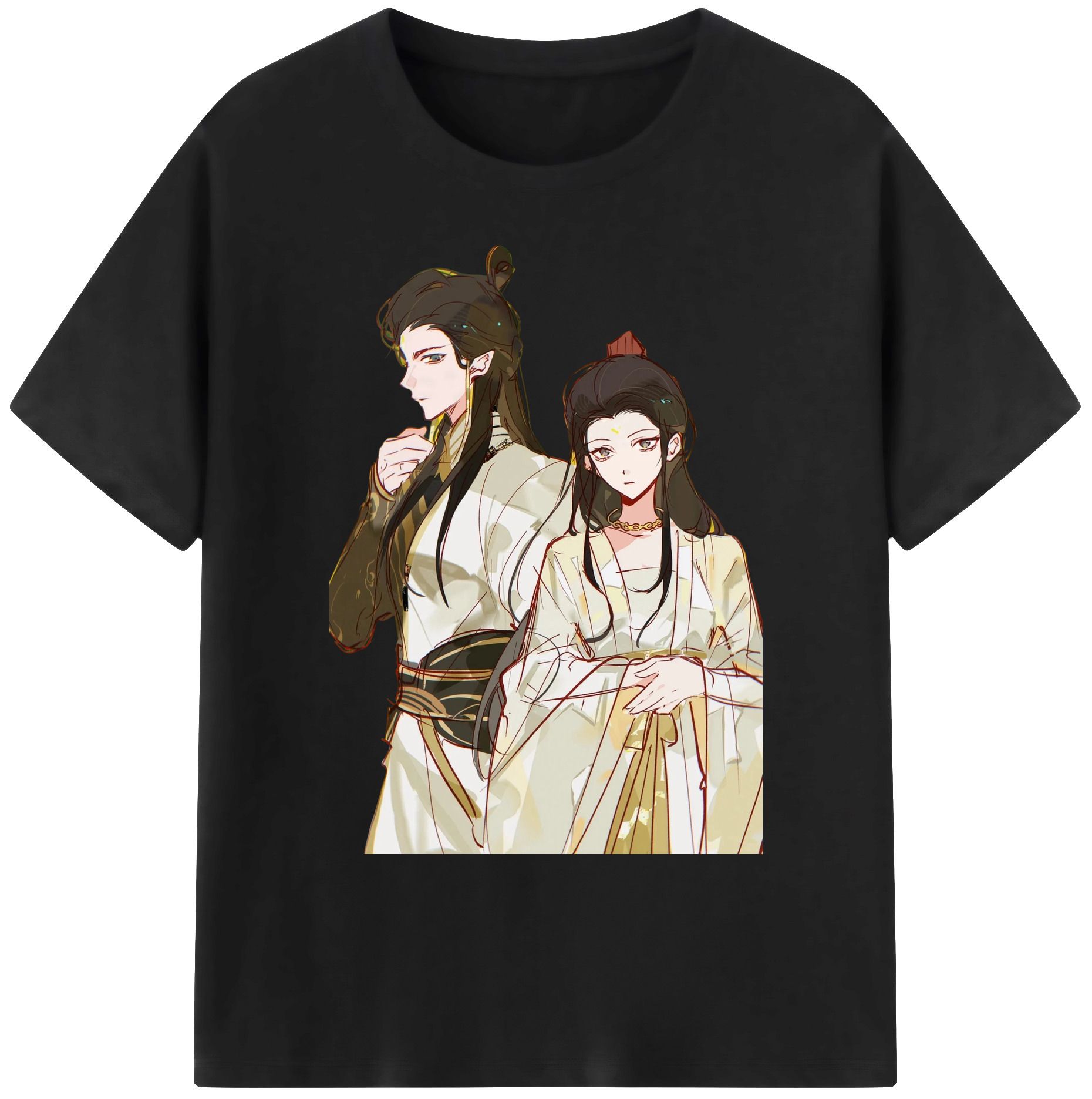（画像用） Ne Zha 2 ナタ 魔童の大暴れ 綿100％ メンズ半袖Tシャツ｜肌触りやわらか＆通気性