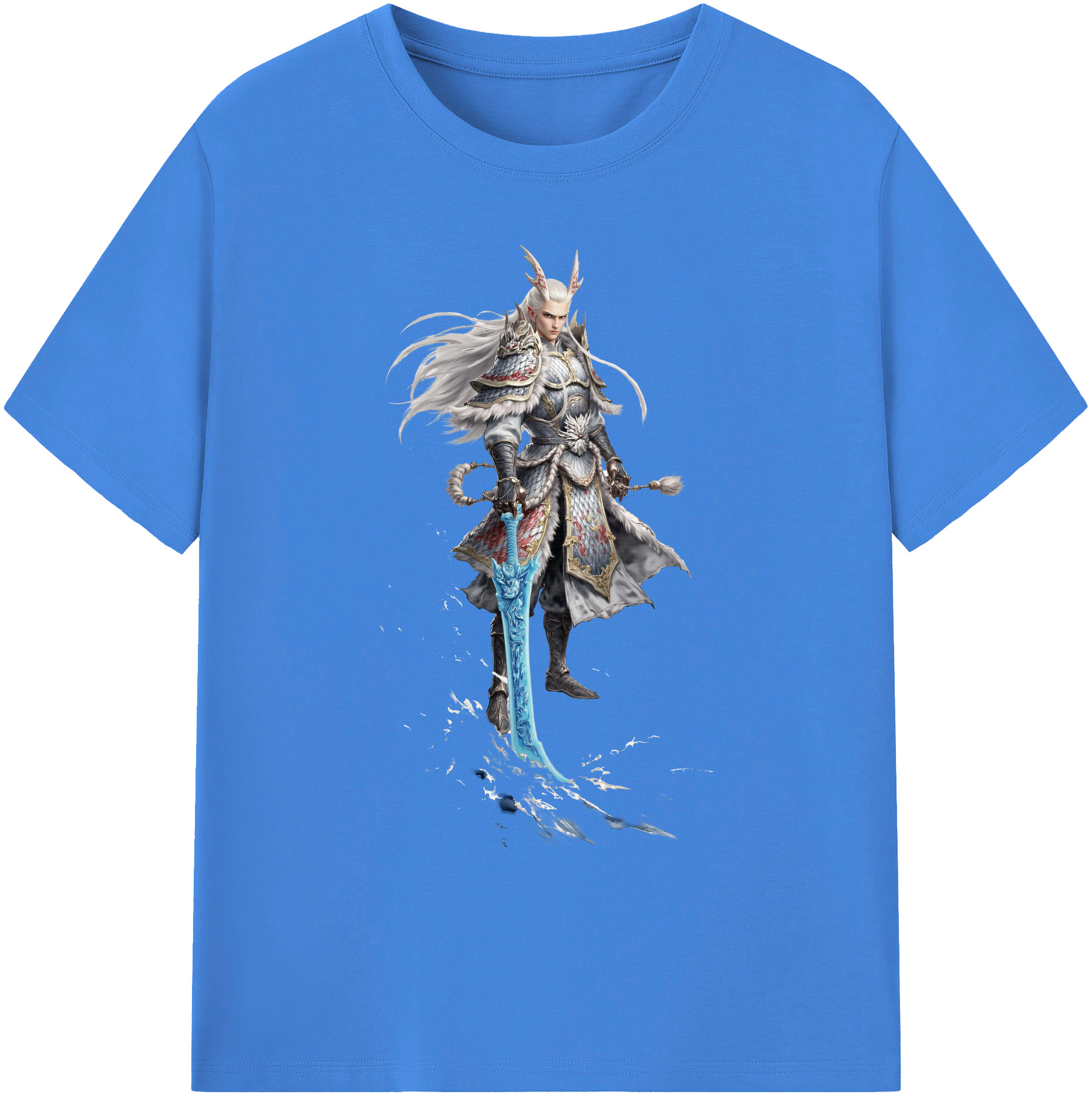 （画像用） Ne Zha 2 ナタ 魔童の大暴れ 綿100％ メンズ半袖Tシャツ｜肌触りやわらか＆通気性