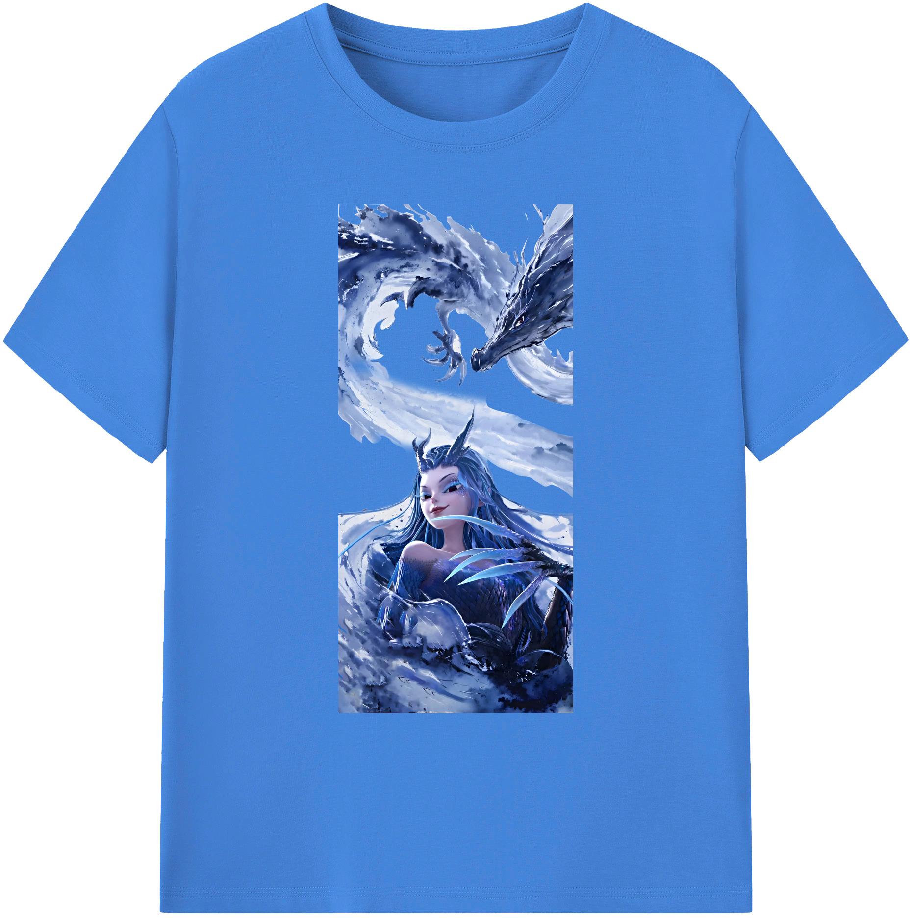 （画像用） Ne Zha 2 ナタ 魔童の大暴れ 綿100％ メンズ半袖Tシャツ｜肌触りやわらか＆通気性