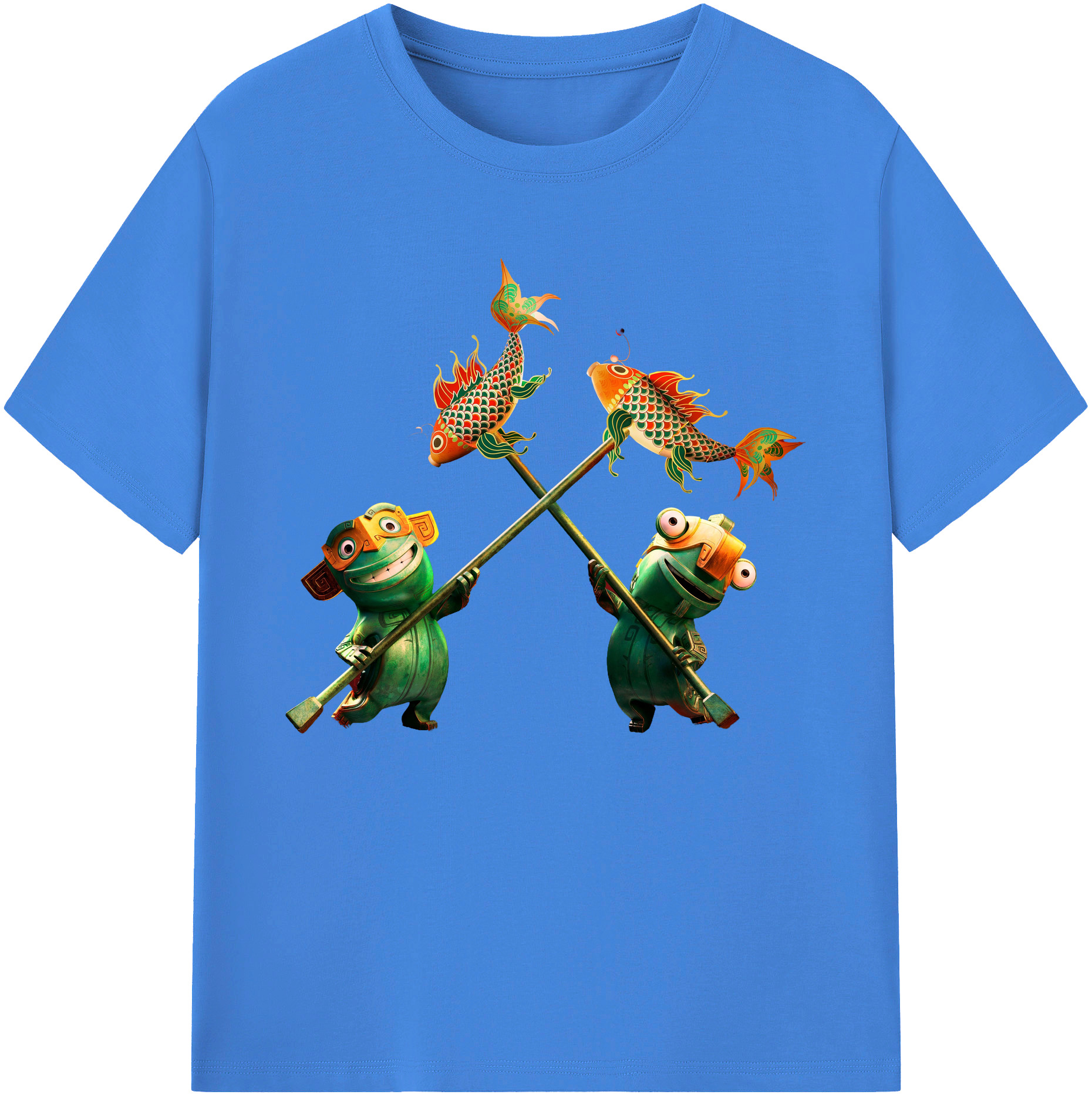 （画像用） Ne Zha 2 ナタ 魔童の大暴れ 綿100％ メンズ半袖Tシャツ｜肌触りやわらか＆通気性