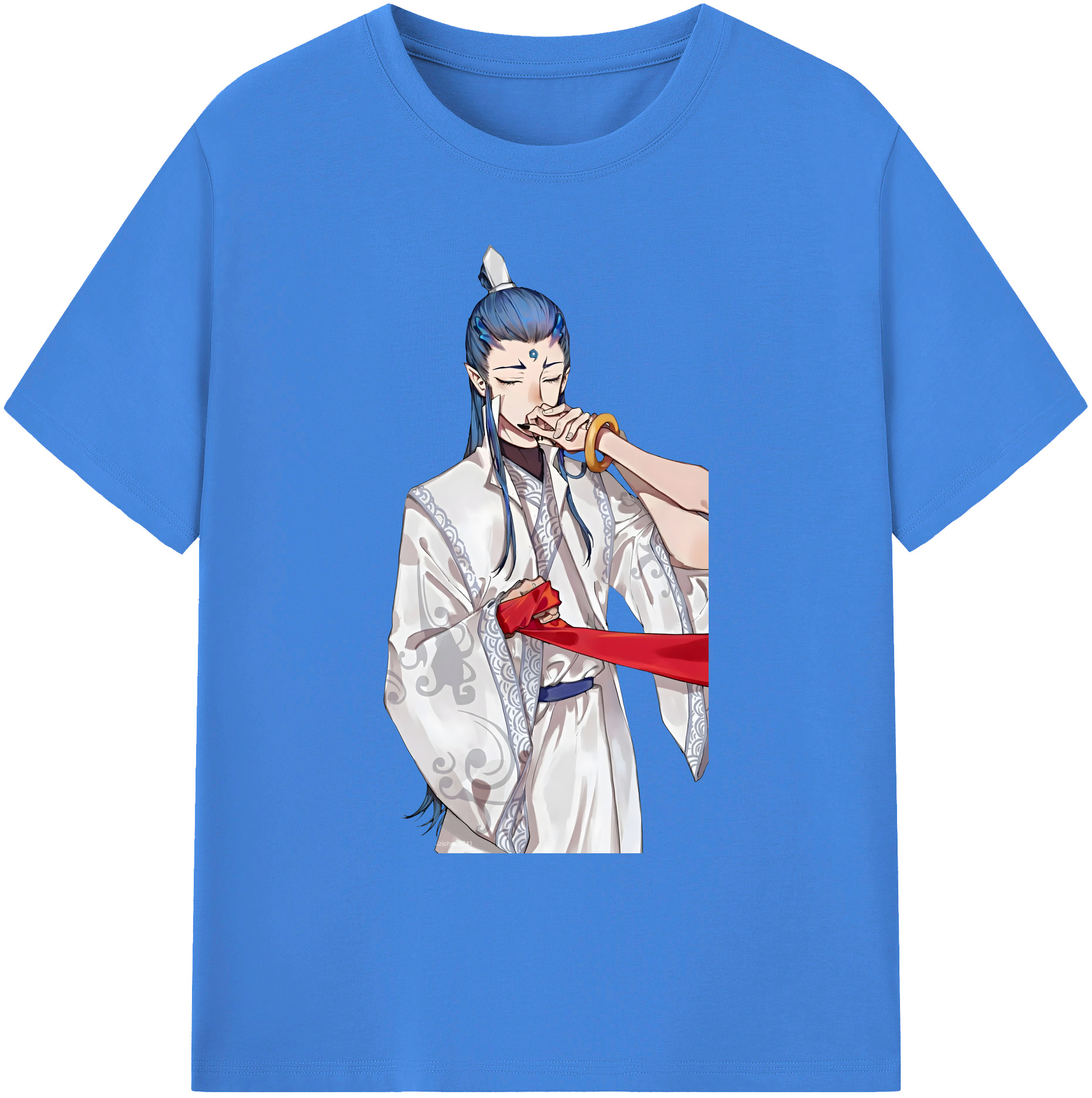 （画像用） Ne Zha 2 ナタ 魔童の大暴れ 綿100％ メンズ半袖Tシャツ｜肌触りやわらか＆通気性