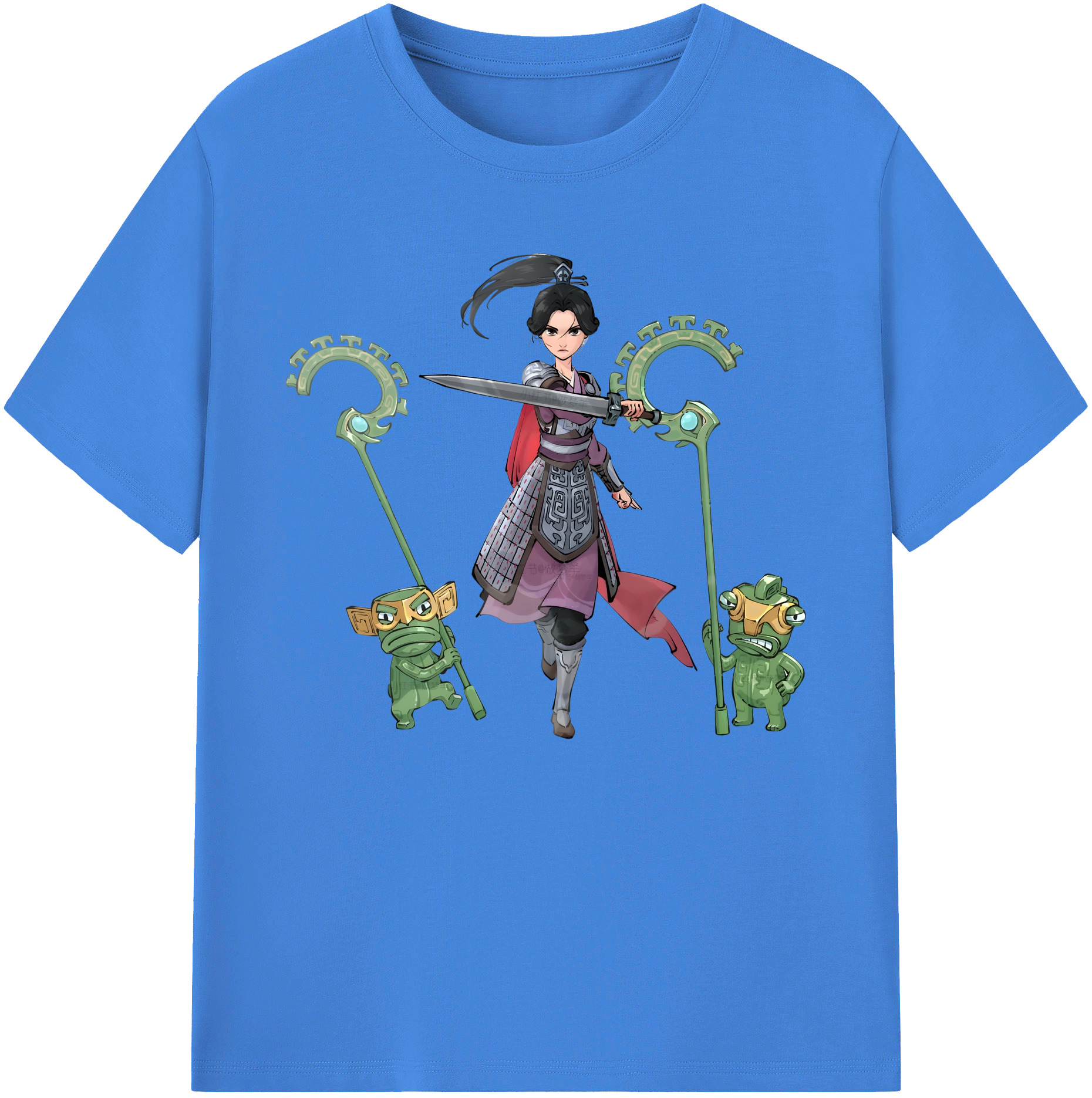 （画像用） Ne Zha 2 ナタ 魔童の大暴れ 綿100％ メンズ半袖Tシャツ｜肌触りやわらか＆通気性