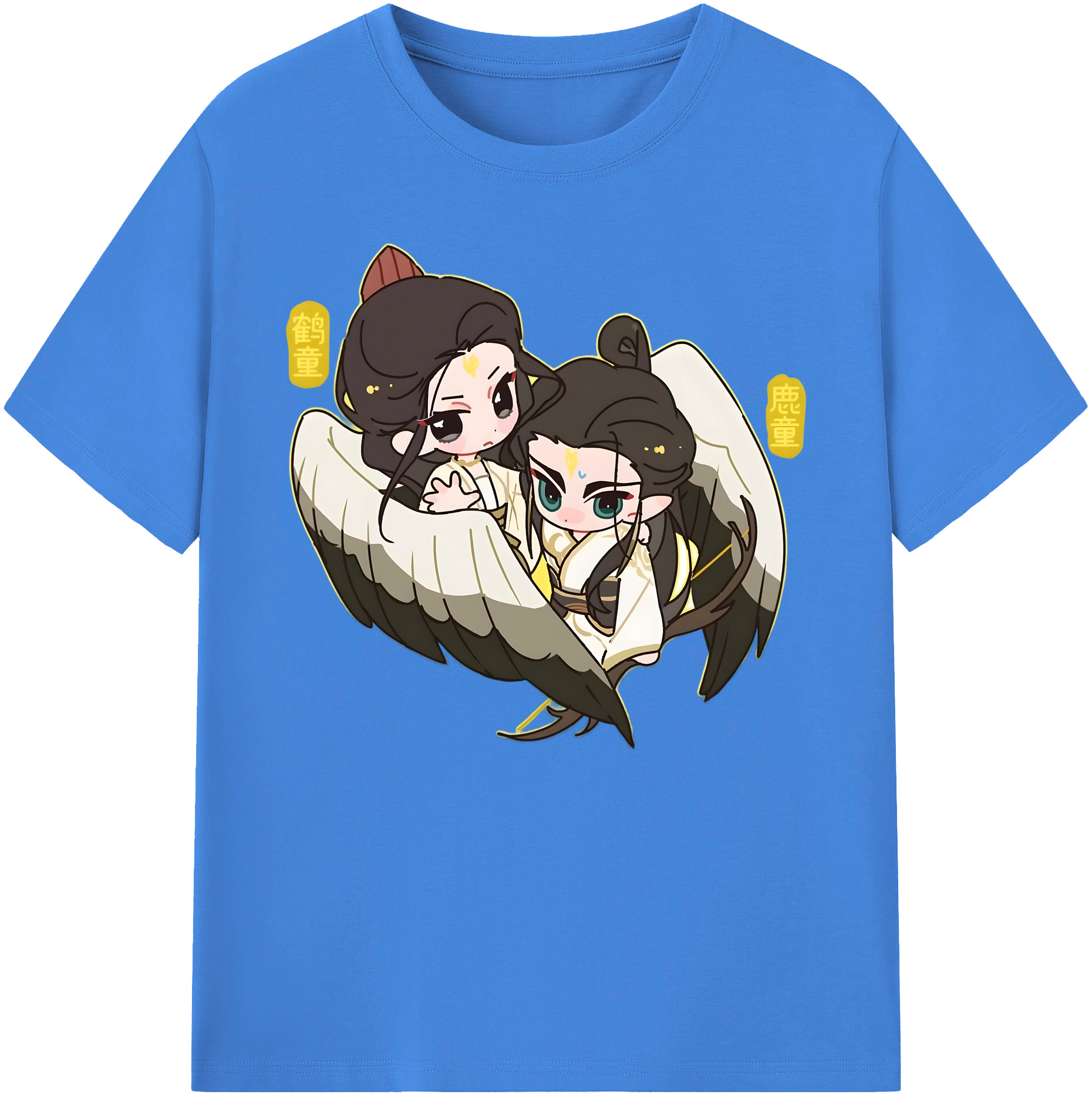 （画像用） Ne Zha 2 ナタ 魔童の大暴れ 綿100％ メンズ半袖Tシャツ｜肌触りやわらか＆通気性