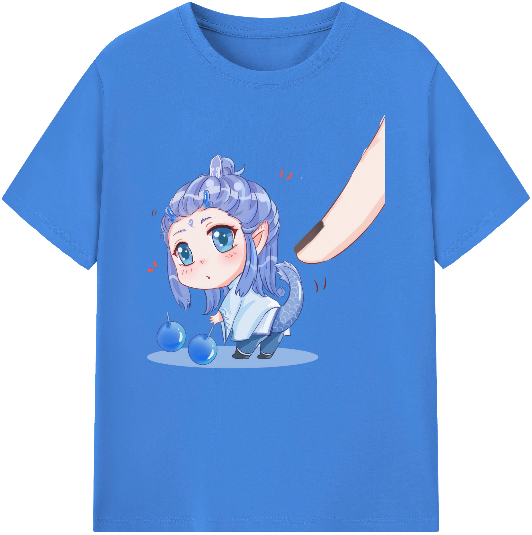 （画像用） Ne Zha 2 ナタ 魔童の大暴れ 綿100％ メンズ半袖Tシャツ｜肌触りやわらか＆通気性