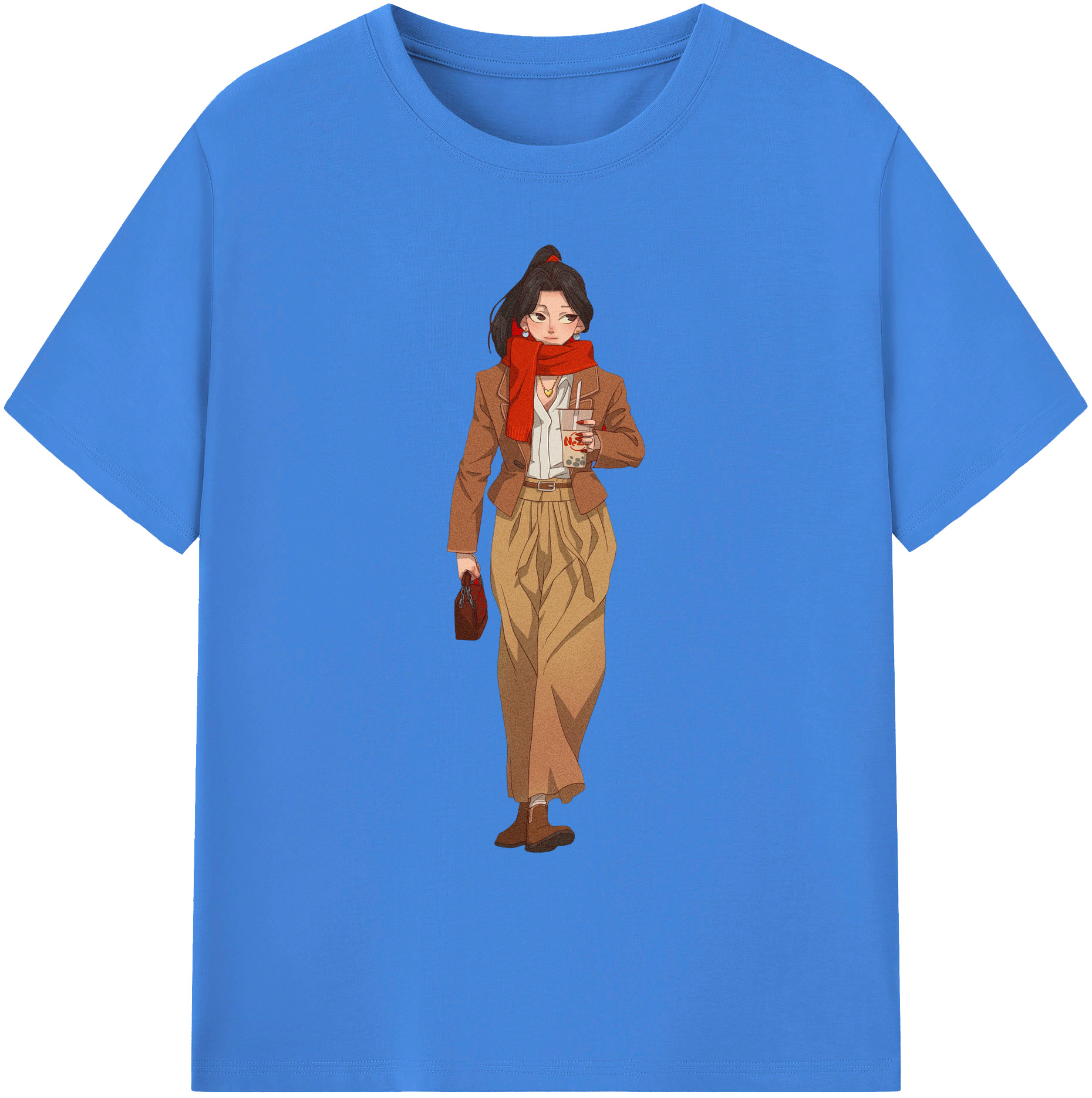 （画像用） Ne Zha 2 ナタ 魔童の大暴れ 綿100％ メンズ半袖Tシャツ｜肌触りやわらか＆通気性