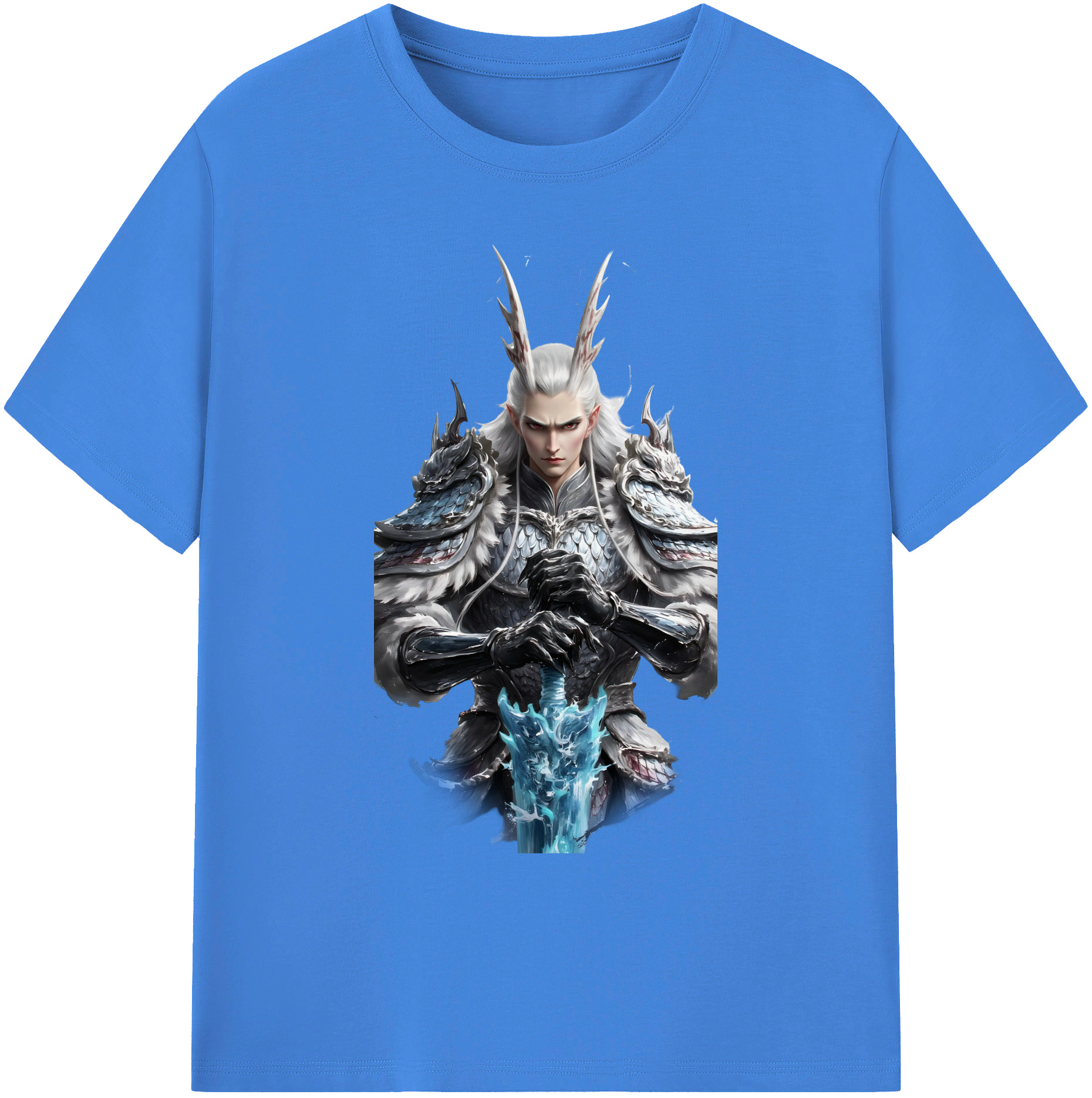 （画像用） Ne Zha 2 ナタ 魔童の大暴れ 綿100％ メンズ半袖Tシャツ｜肌触りやわらか＆通気性