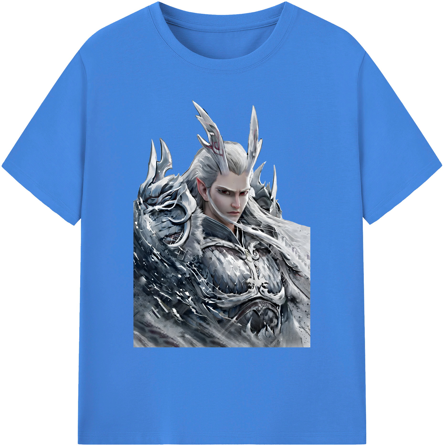 （画像用） Ne Zha 2 ナタ 魔童の大暴れ 綿100％ メンズ半袖Tシャツ｜肌触りやわらか＆通気性