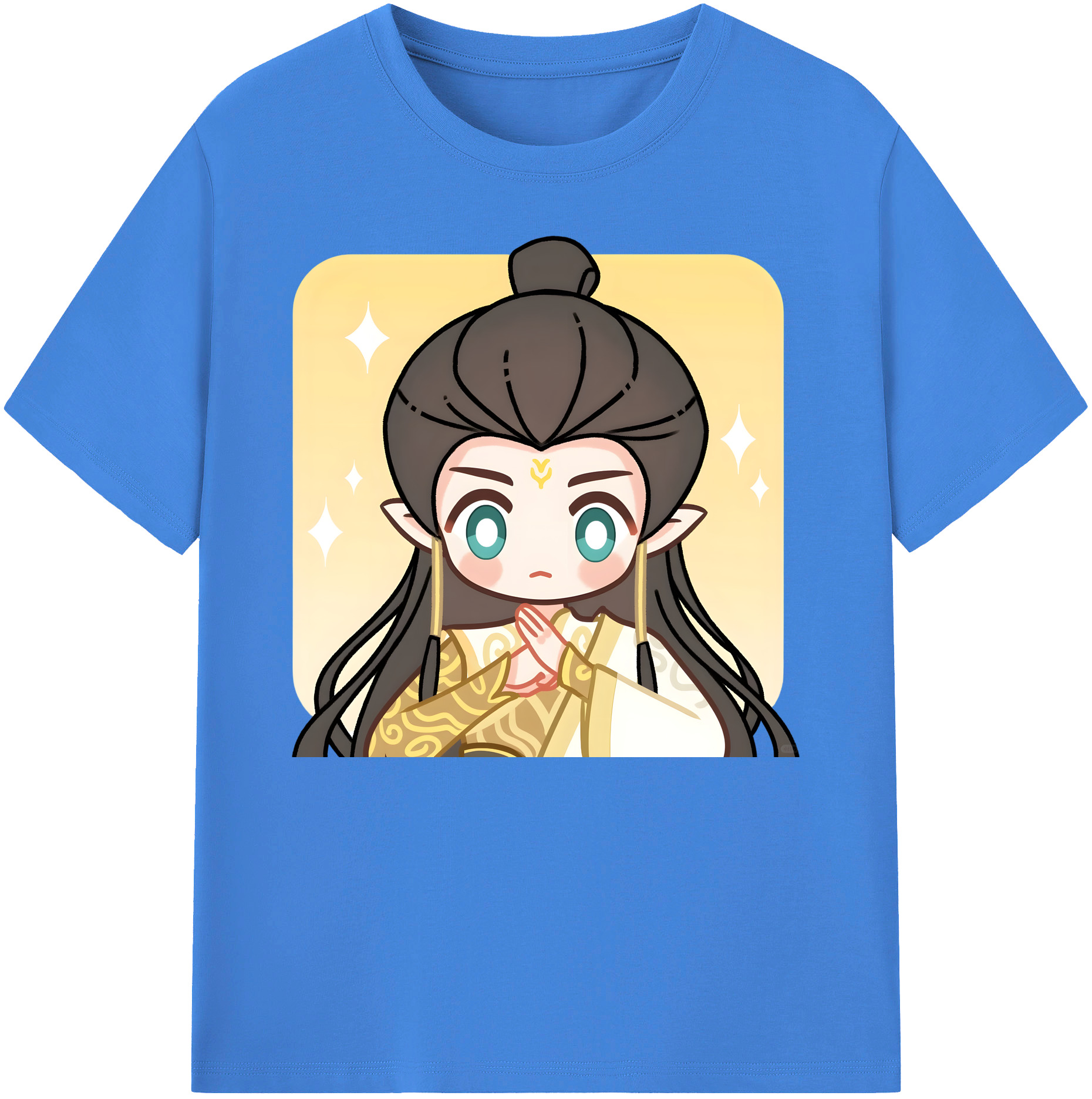 （画像用） Ne Zha 2 ナタ 魔童の大暴れ 綿100％ メンズ半袖Tシャツ｜肌触りやわらか＆通気性