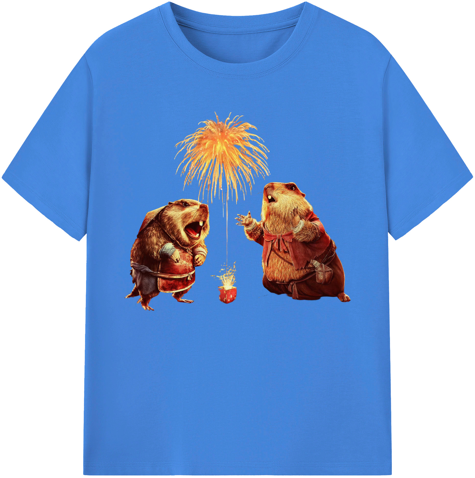 （画像用） Ne Zha 2 ナタ 魔童の大暴れ 綿100％ メンズ半袖Tシャツ｜肌触りやわらか＆通気性