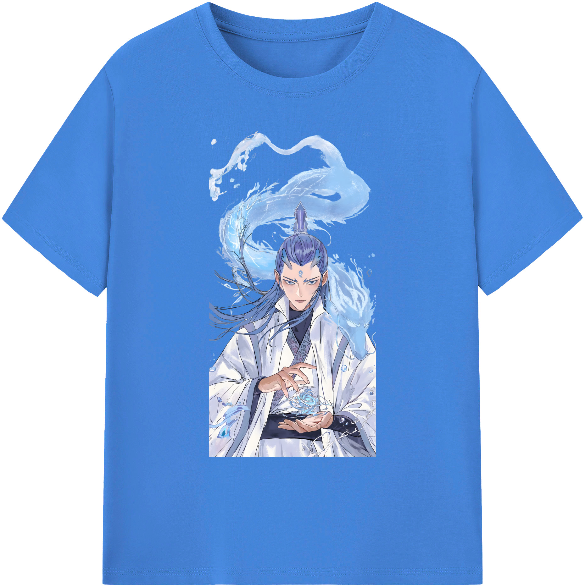 （画像用） Ne Zha 2 ナタ 魔童の大暴れ 綿100％ メンズ半袖Tシャツ｜肌触りやわらか＆通気性