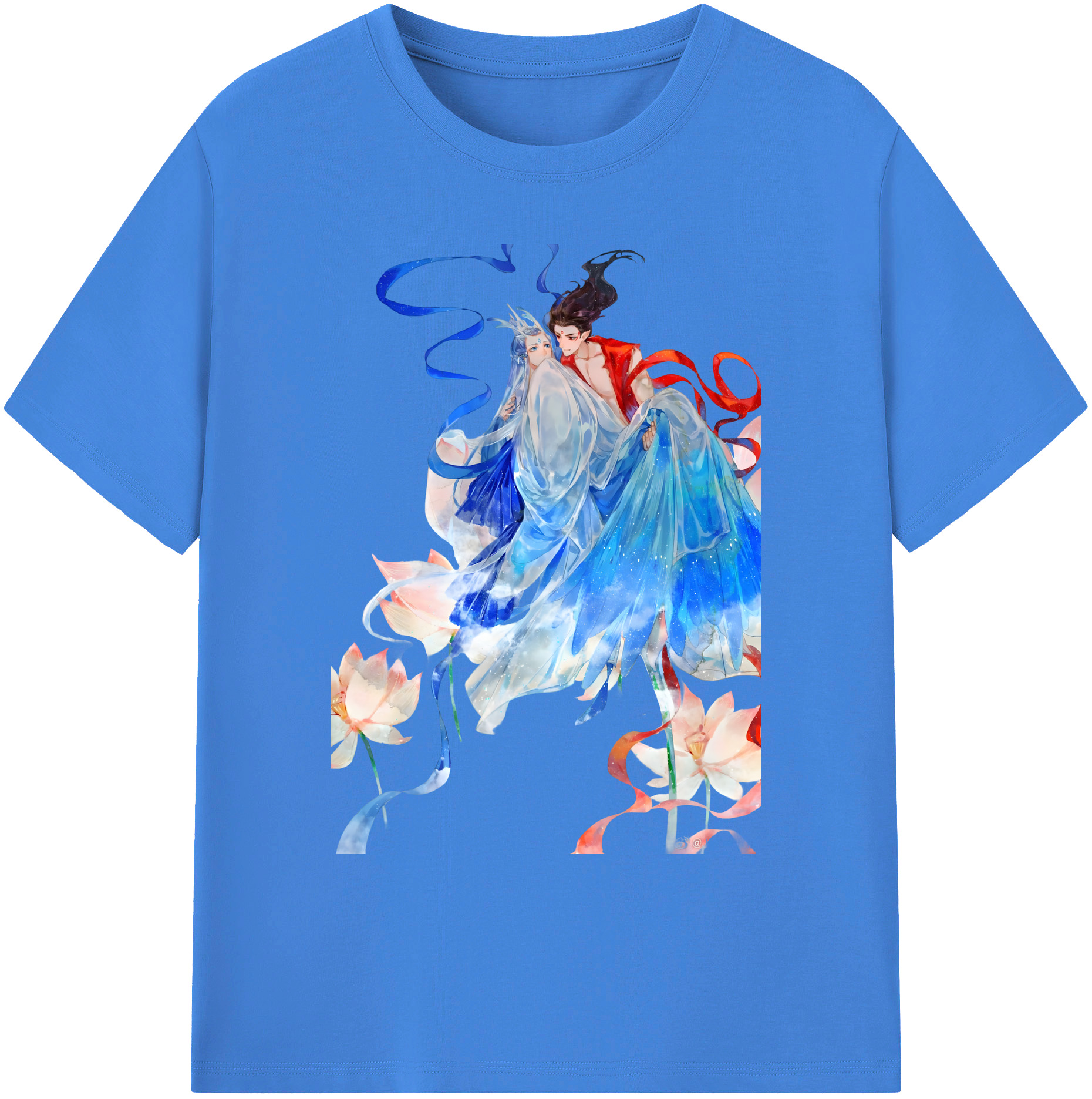 （画像用） Ne Zha 2 ナタ 魔童の大暴れ 綿100％ メンズ半袖Tシャツ｜肌触りやわらか＆通気性