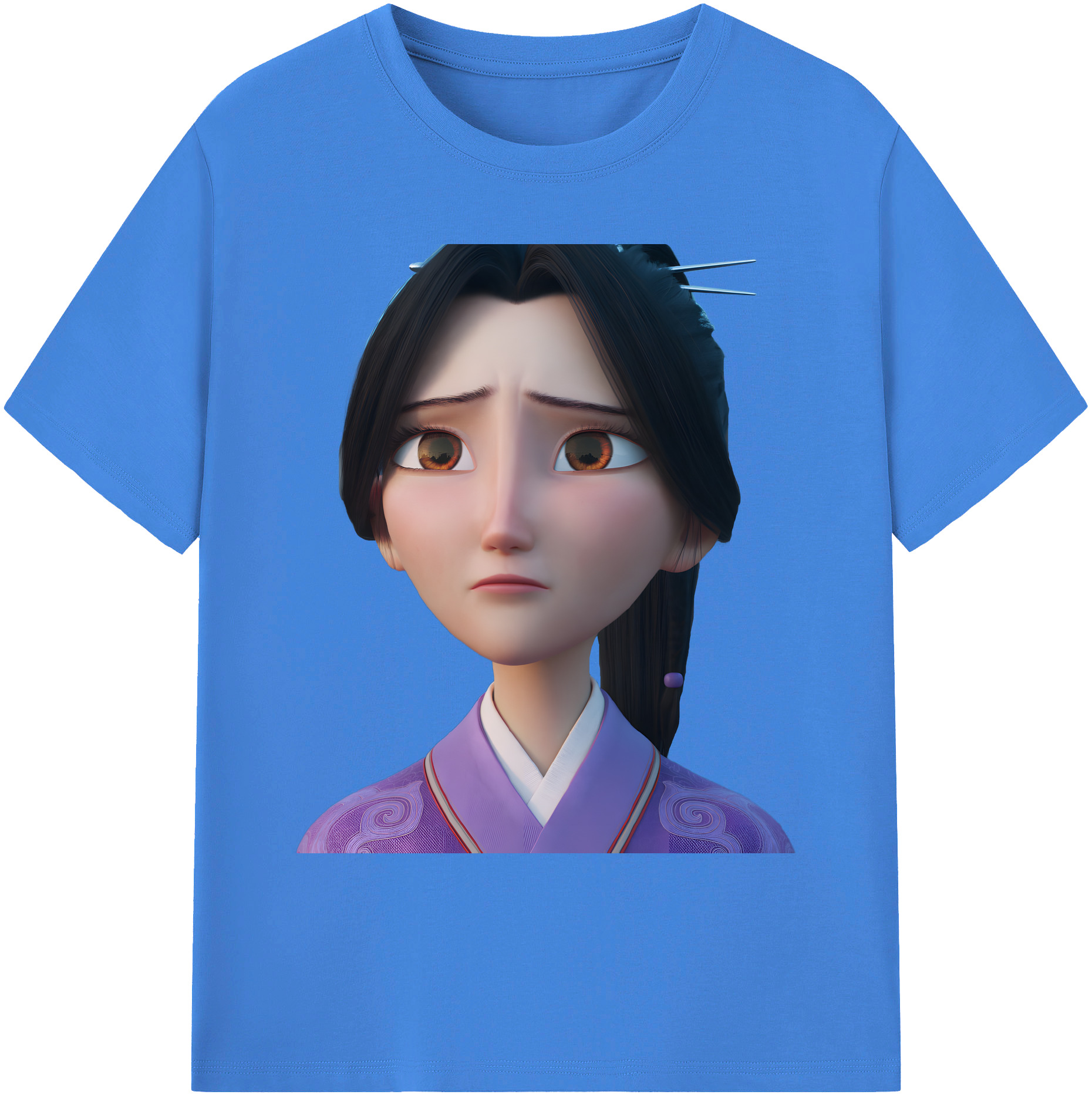 （画像用） Ne Zha 2 ナタ 魔童の大暴れ 綿100％ メンズ半袖Tシャツ｜肌触りやわらか＆通気性