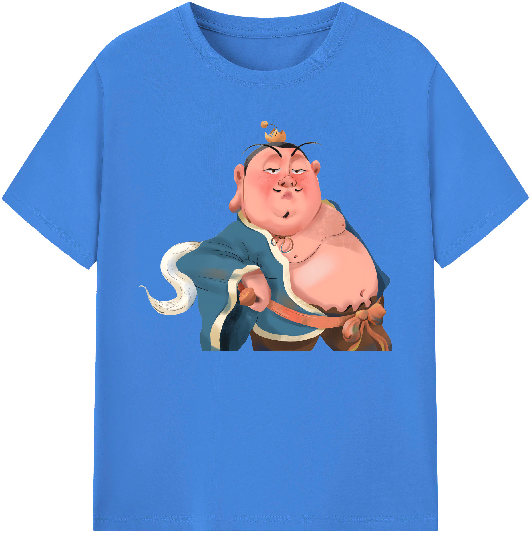（画像用） Ne Zha 2 ナタ 魔童の大暴れ 綿100％ メンズ半袖Tシャツ｜肌触りやわらか＆通気性