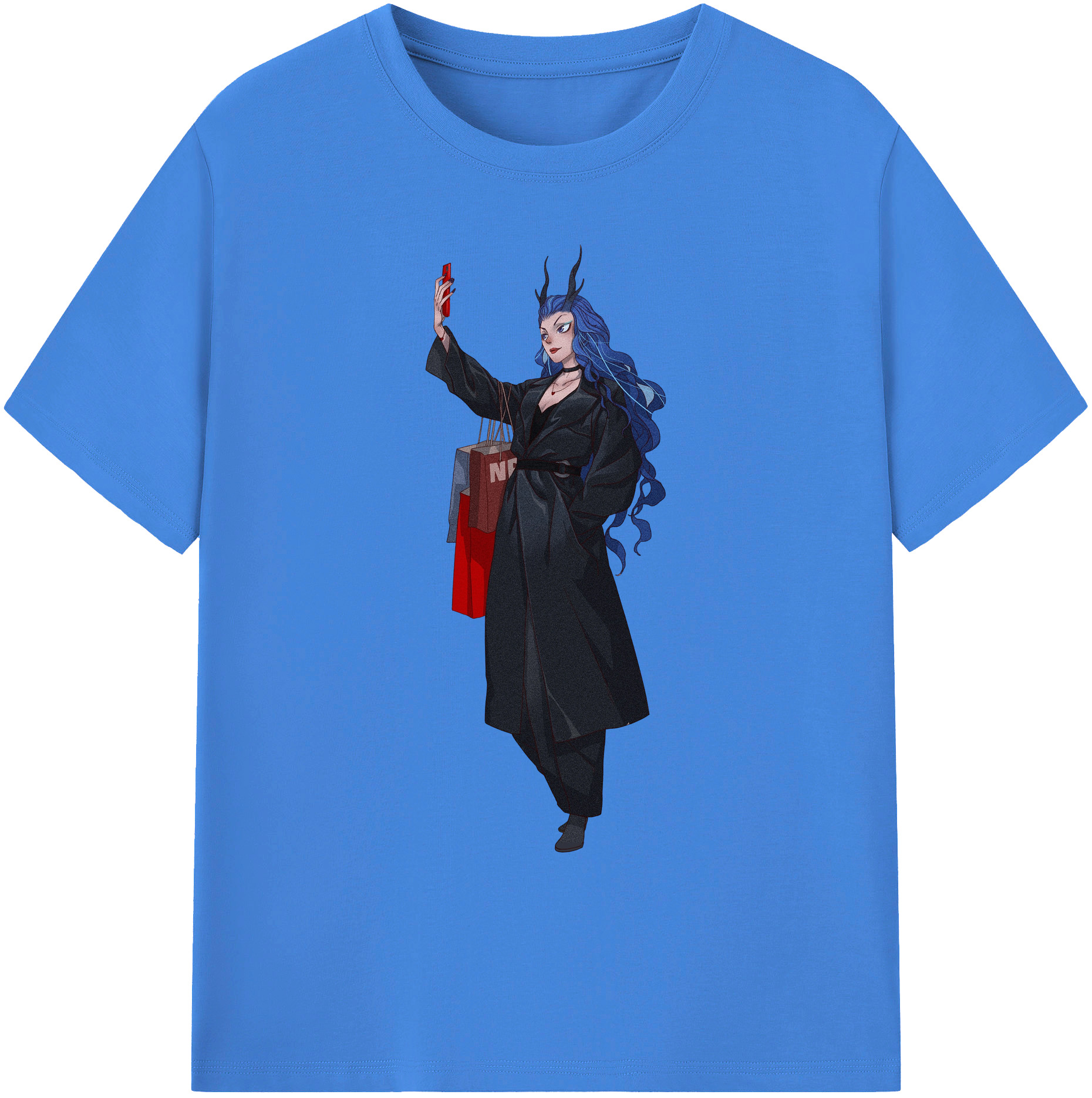 （画像用） Ne Zha 2 ナタ 魔童の大暴れ 綿100％ メンズ半袖Tシャツ｜肌触りやわらか＆通気性