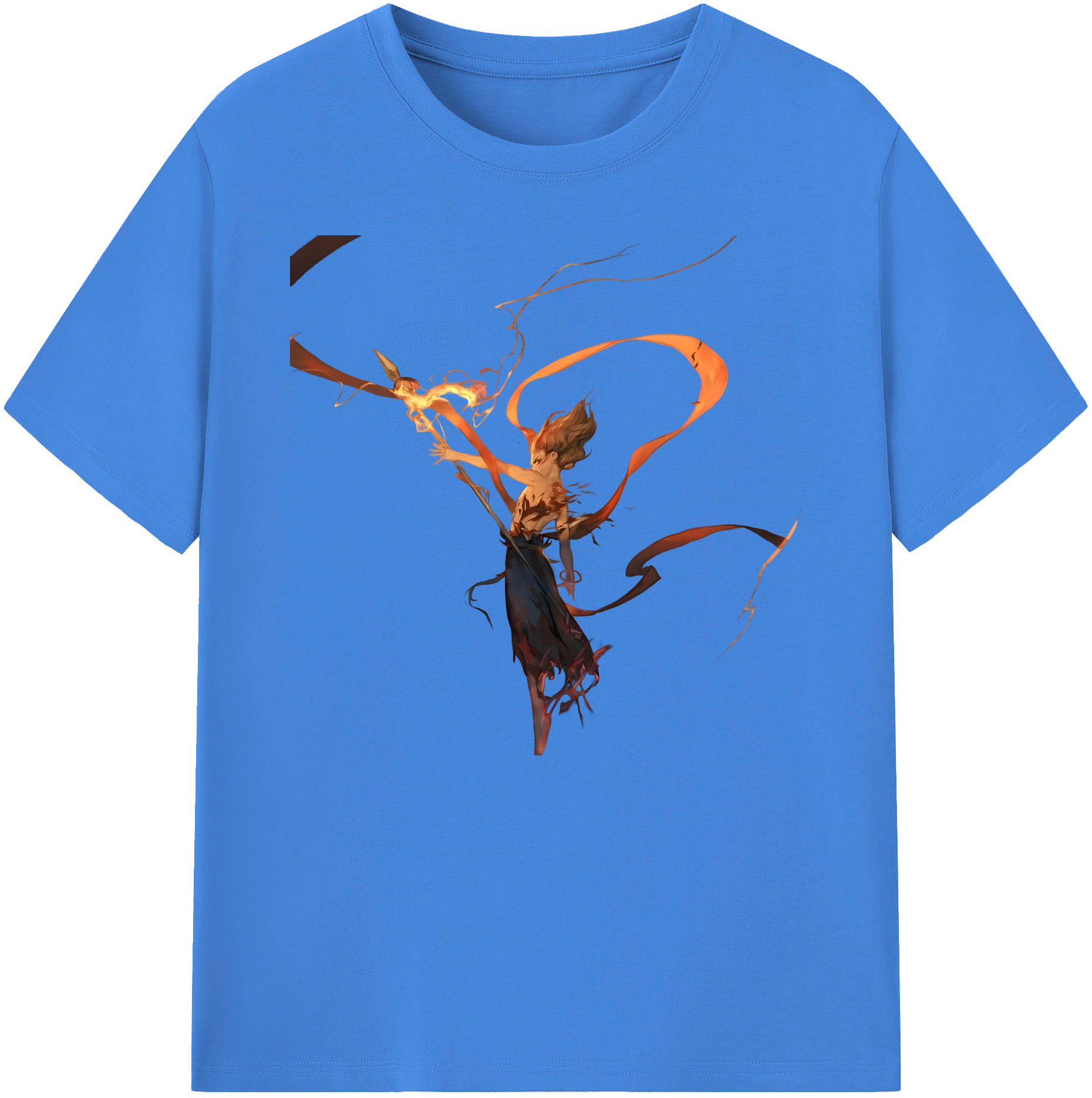 （画像用） Ne Zha 2 ナタ 魔童の大暴れ 綿100％ メンズ半袖Tシャツ｜肌触りやわらか＆通気性