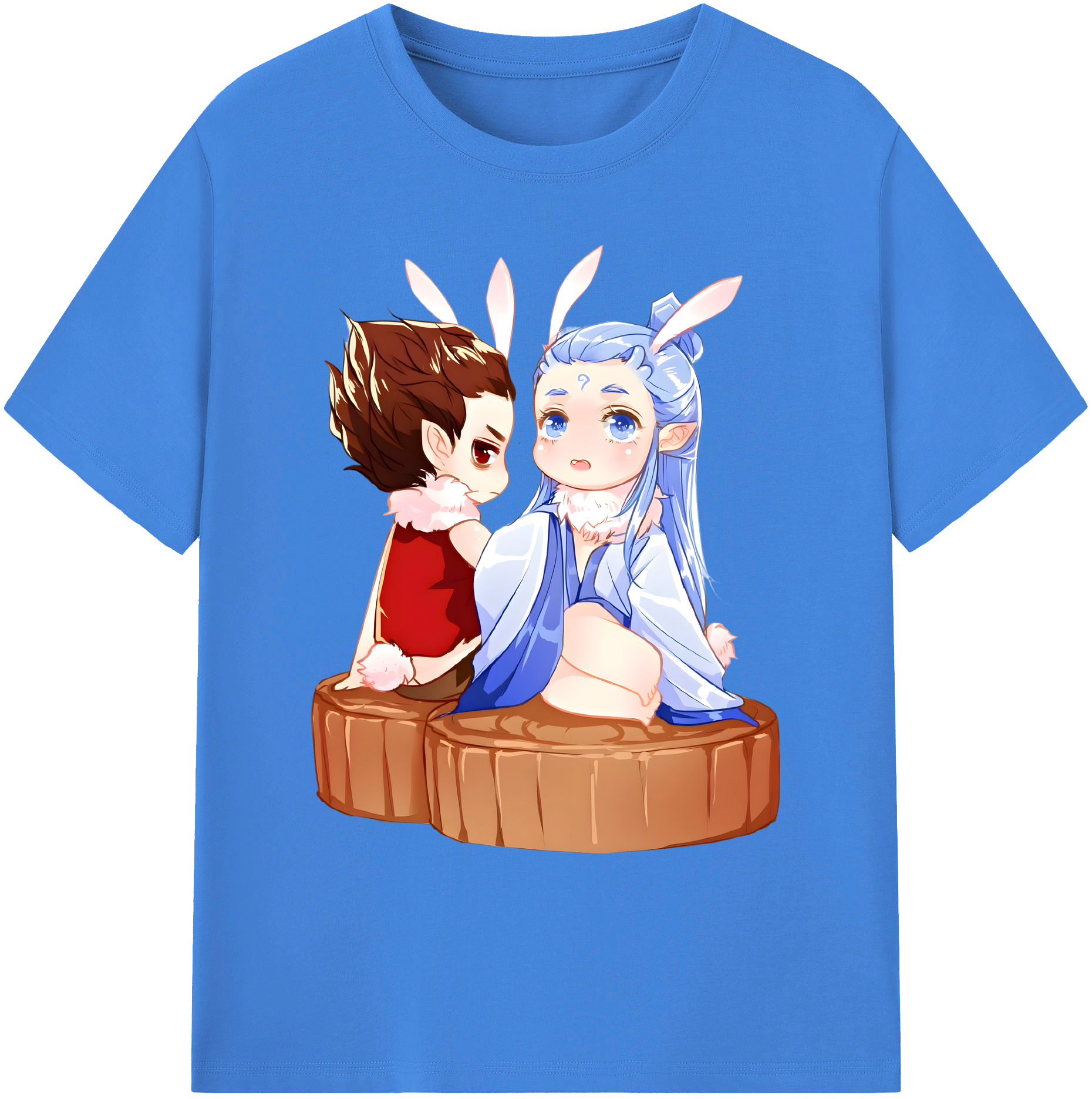 （画像用） Ne Zha 2 ナタ 魔童の大暴れ 綿100％ メンズ半袖Tシャツ｜肌触りやわらか＆通気性