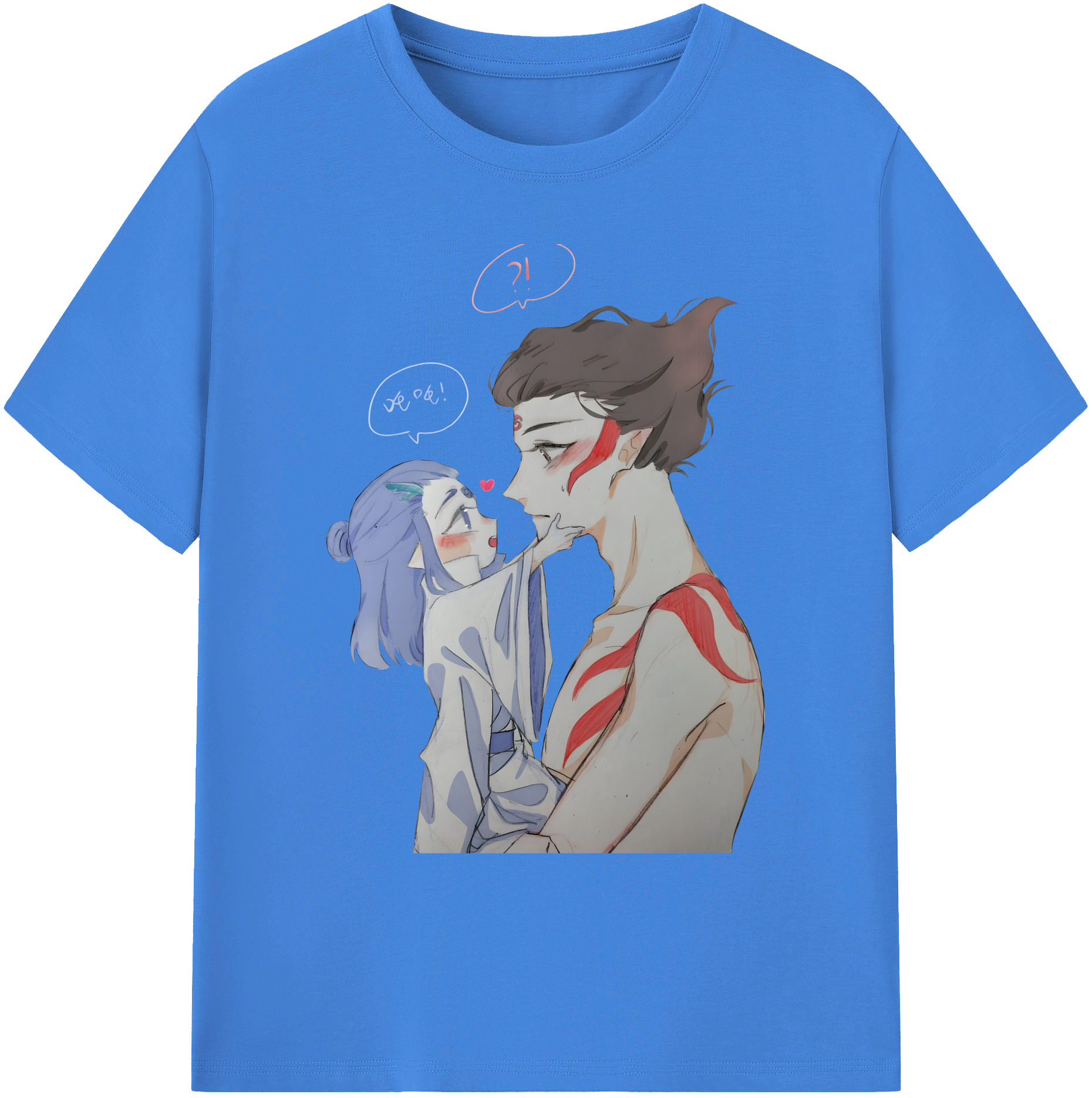 （画像用） Ne Zha 2 ナタ 魔童の大暴れ 綿100％ メンズ半袖Tシャツ｜肌触りやわらか＆通気性