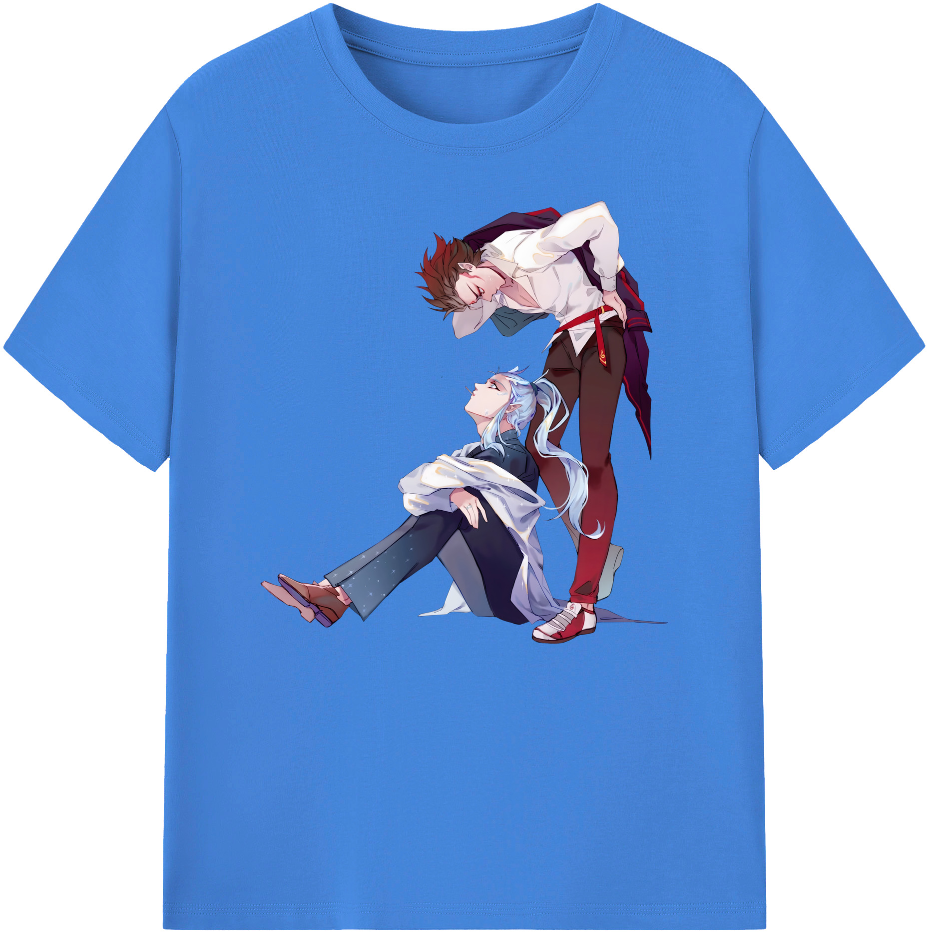 （画像用） Ne Zha 2 ナタ 魔童の大暴れ 綿100％ メンズ半袖Tシャツ｜肌触りやわらか＆通気性