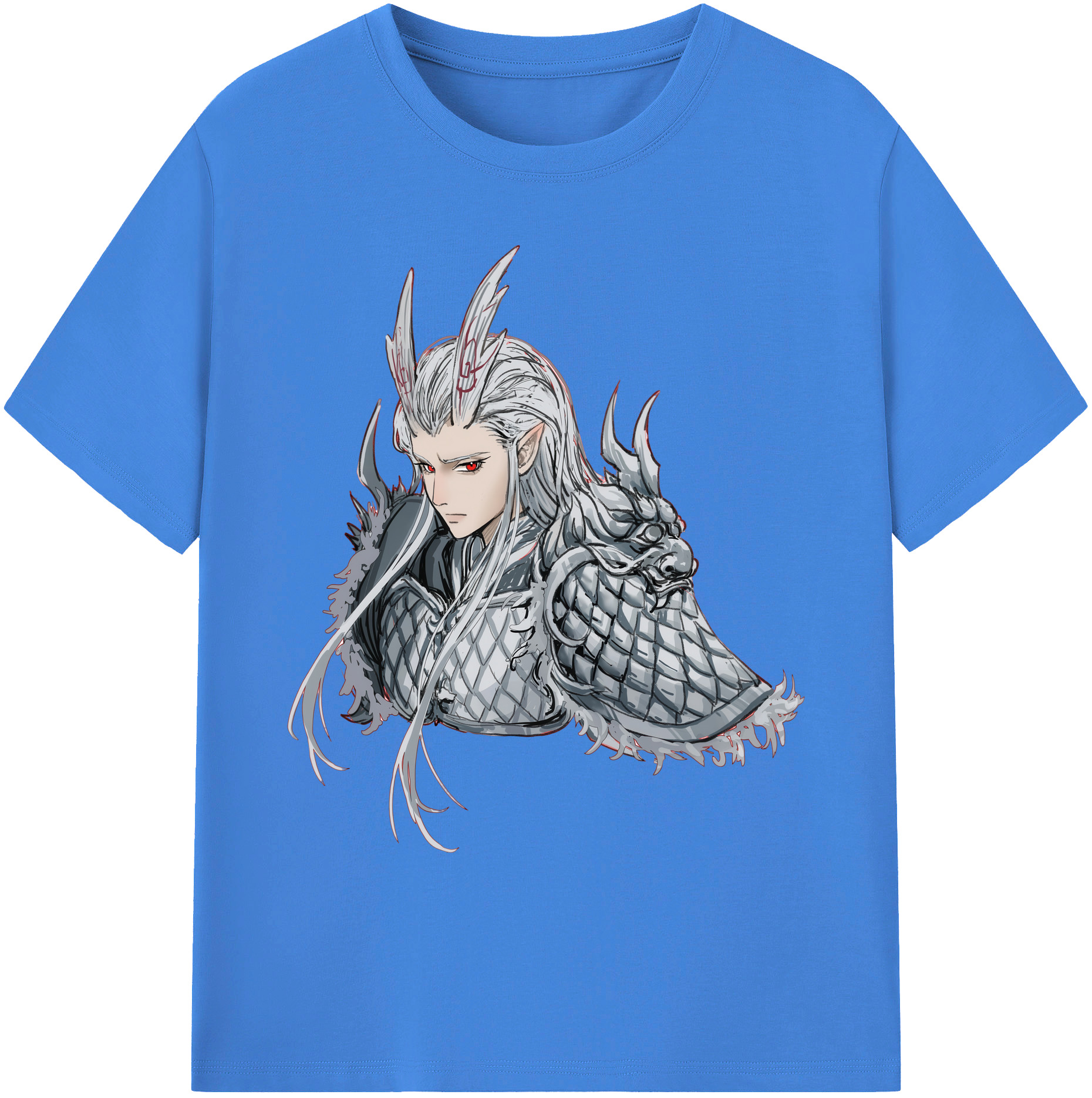 （画像用） Ne Zha 2 ナタ 魔童の大暴れ 綿100％ メンズ半袖Tシャツ｜肌触りやわらか＆通気性