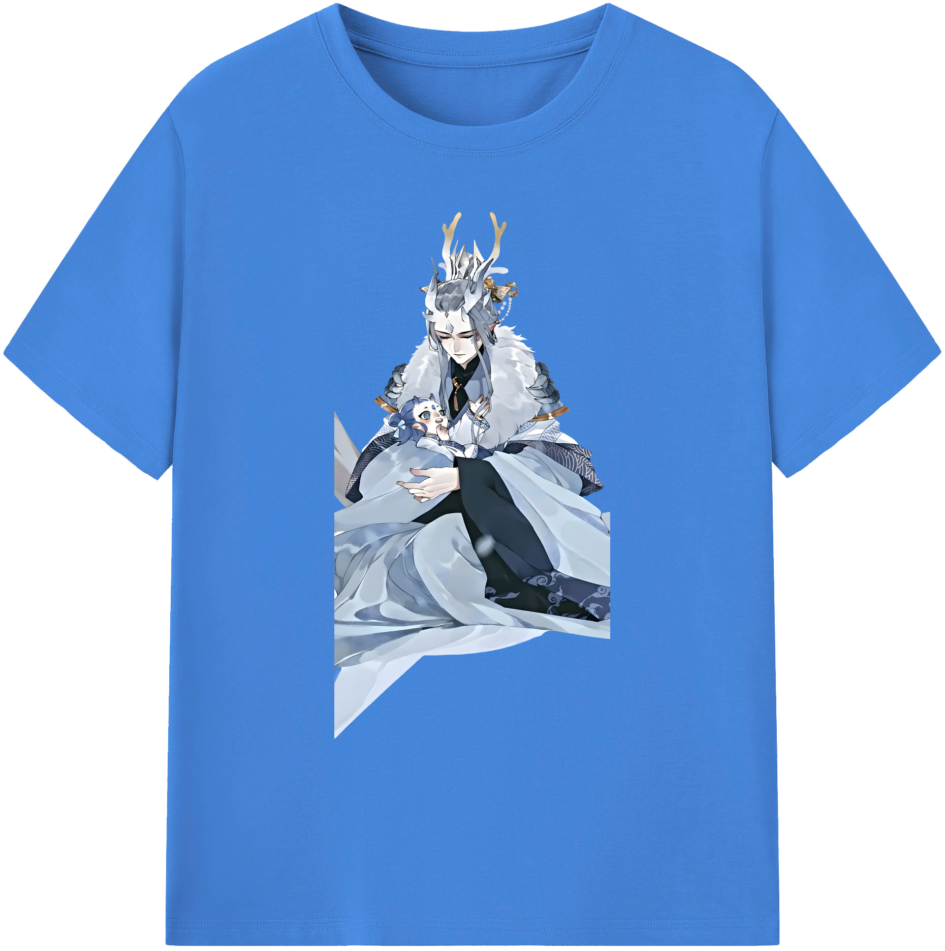 （画像用） Ne Zha 2 ナタ 魔童の大暴れ 綿100％ メンズ半袖Tシャツ｜肌触りやわらか＆通気性