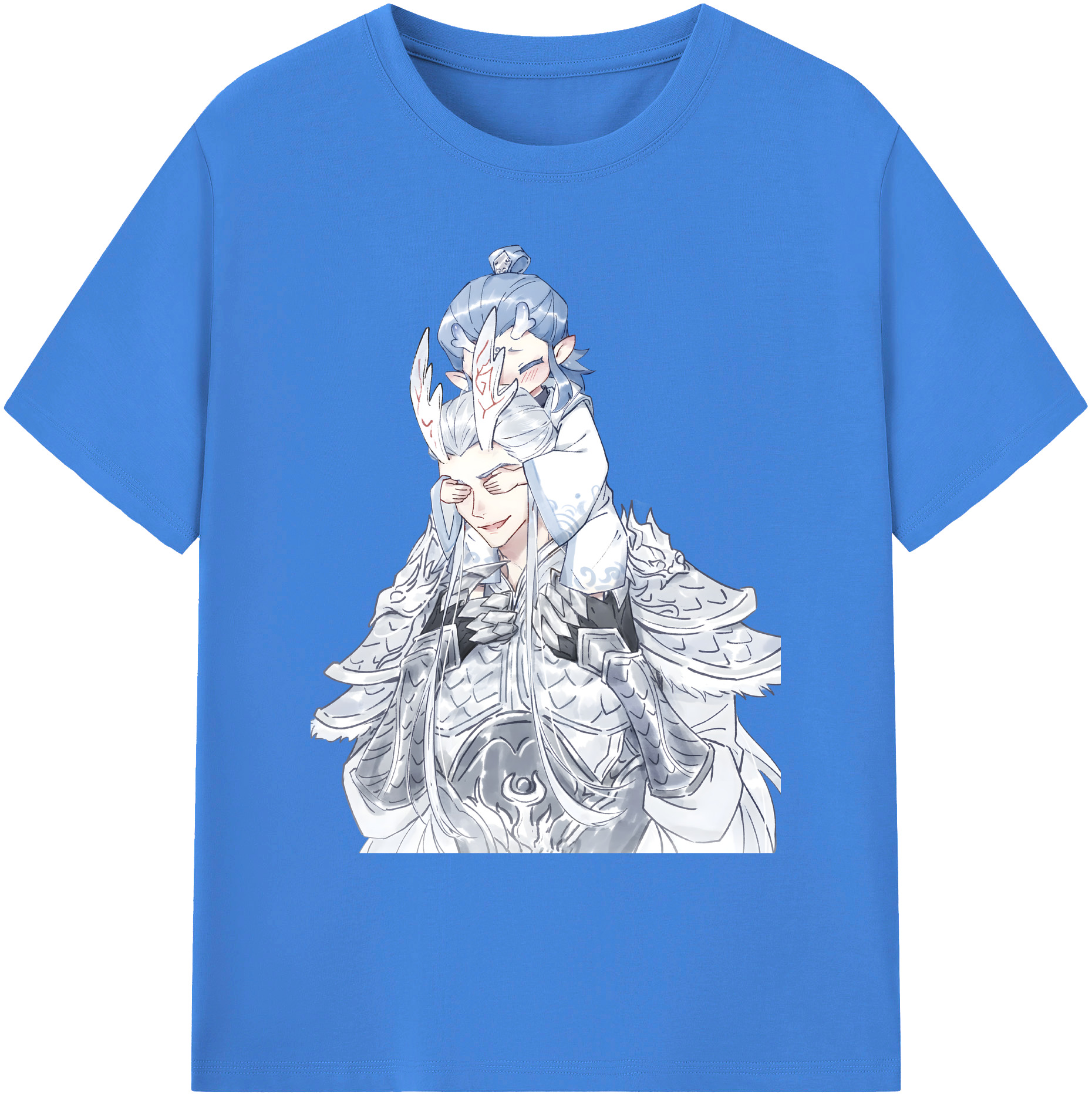 （画像用） Ne Zha 2 ナタ 魔童の大暴れ 綿100％ メンズ半袖Tシャツ｜肌触りやわらか＆通気性