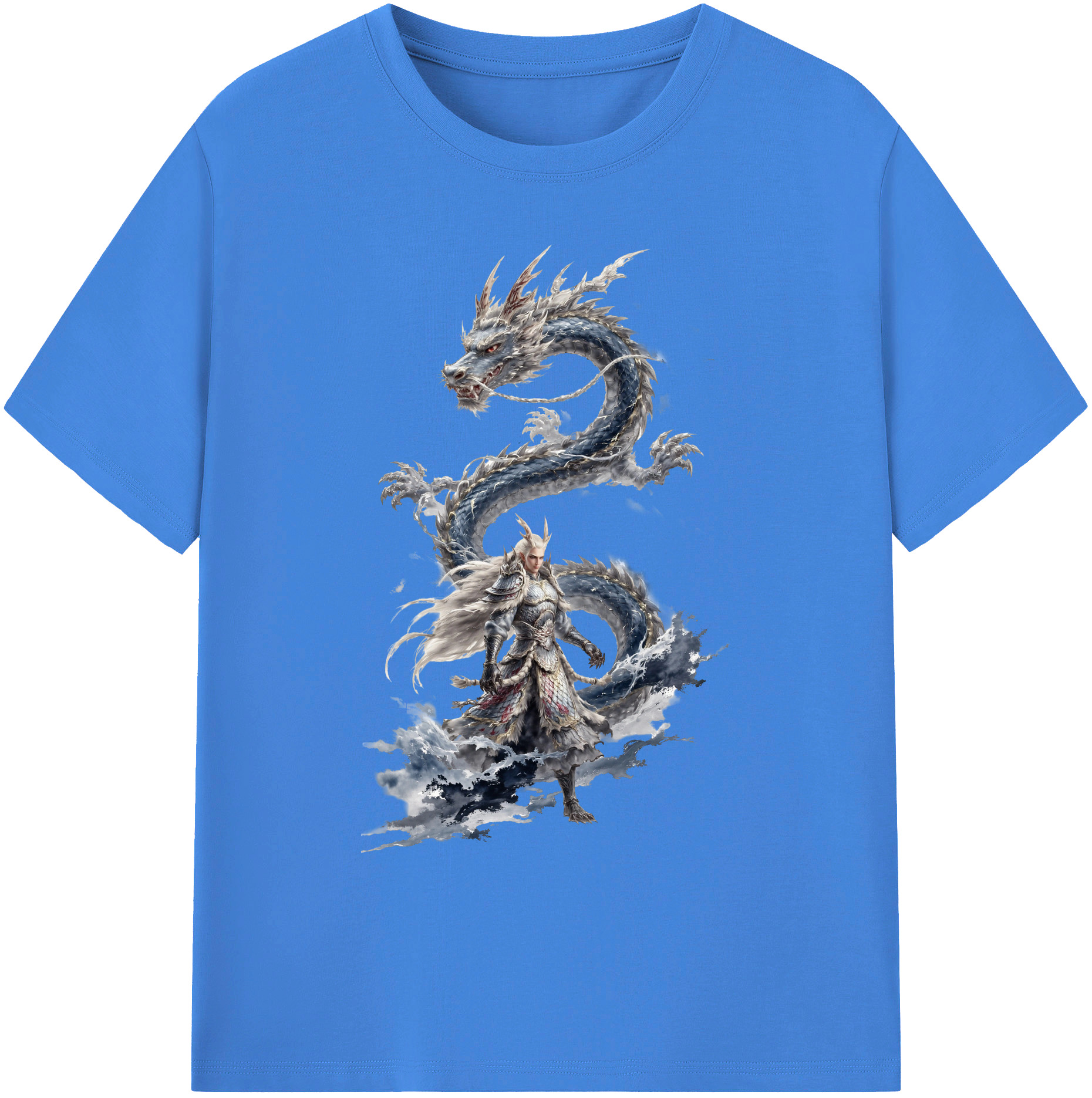 （画像用） Ne Zha 2 ナタ 魔童の大暴れ 綿100％ メンズ半袖Tシャツ｜肌触りやわらか＆通気性
