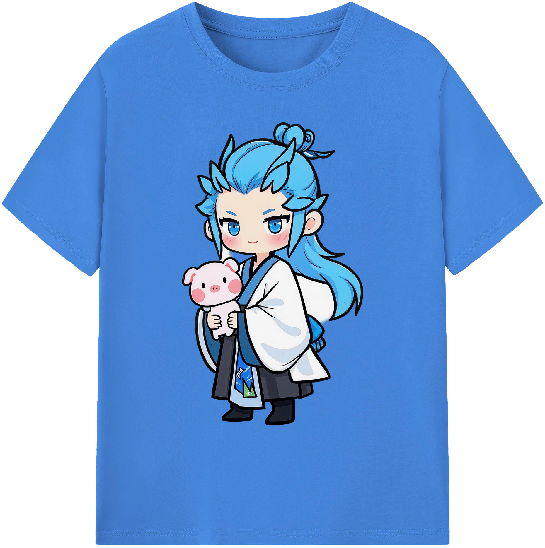 （画像用） Ne Zha 2 ナタ 魔童の大暴れ 綿100％ メンズ半袖Tシャツ｜肌触りやわらか＆通気性