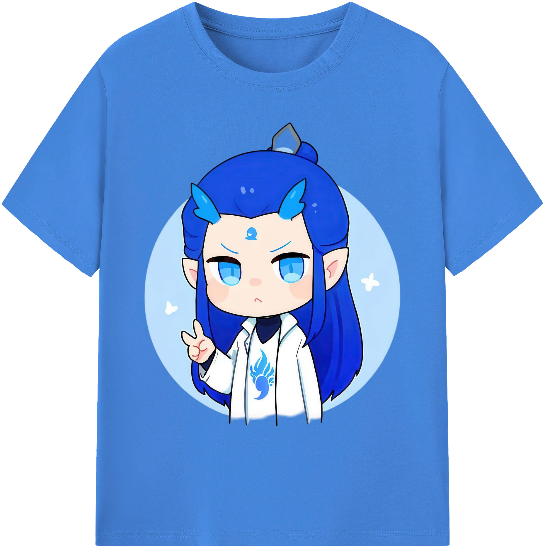 （画像用） Ne Zha 2 ナタ 魔童の大暴れ 綿100％ メンズ半袖Tシャツ｜肌触りやわらか＆通気性