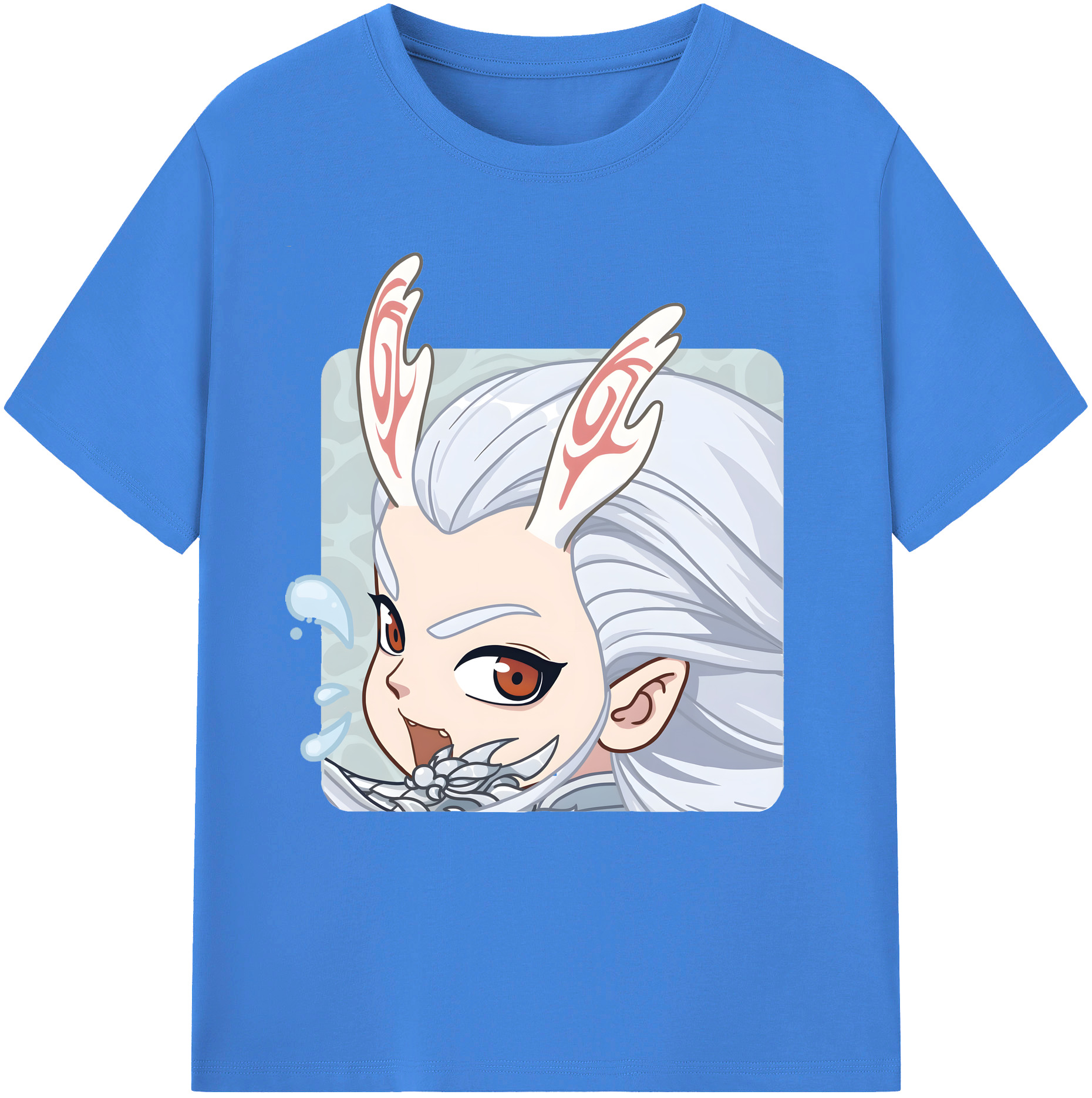 （画像用） Ne Zha 2 ナタ 魔童の大暴れ 綿100％ メンズ半袖Tシャツ｜肌触りやわらか＆通気性