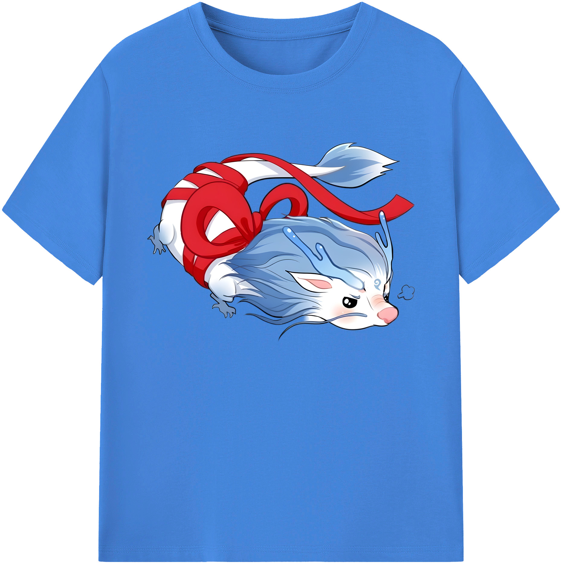 （画像用） Ne Zha 2 ナタ 魔童の大暴れ 綿100％ メンズ半袖Tシャツ｜肌触りやわらか＆通気性