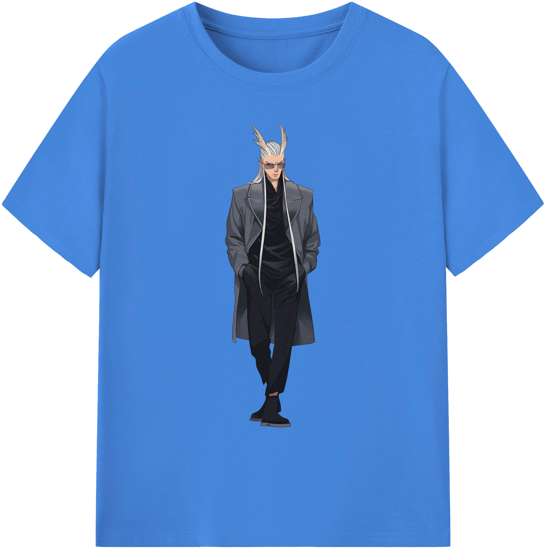 （画像用） Ne Zha 2 ナタ 魔童の大暴れ 綿100％ メンズ半袖Tシャツ｜肌触りやわらか＆通気性