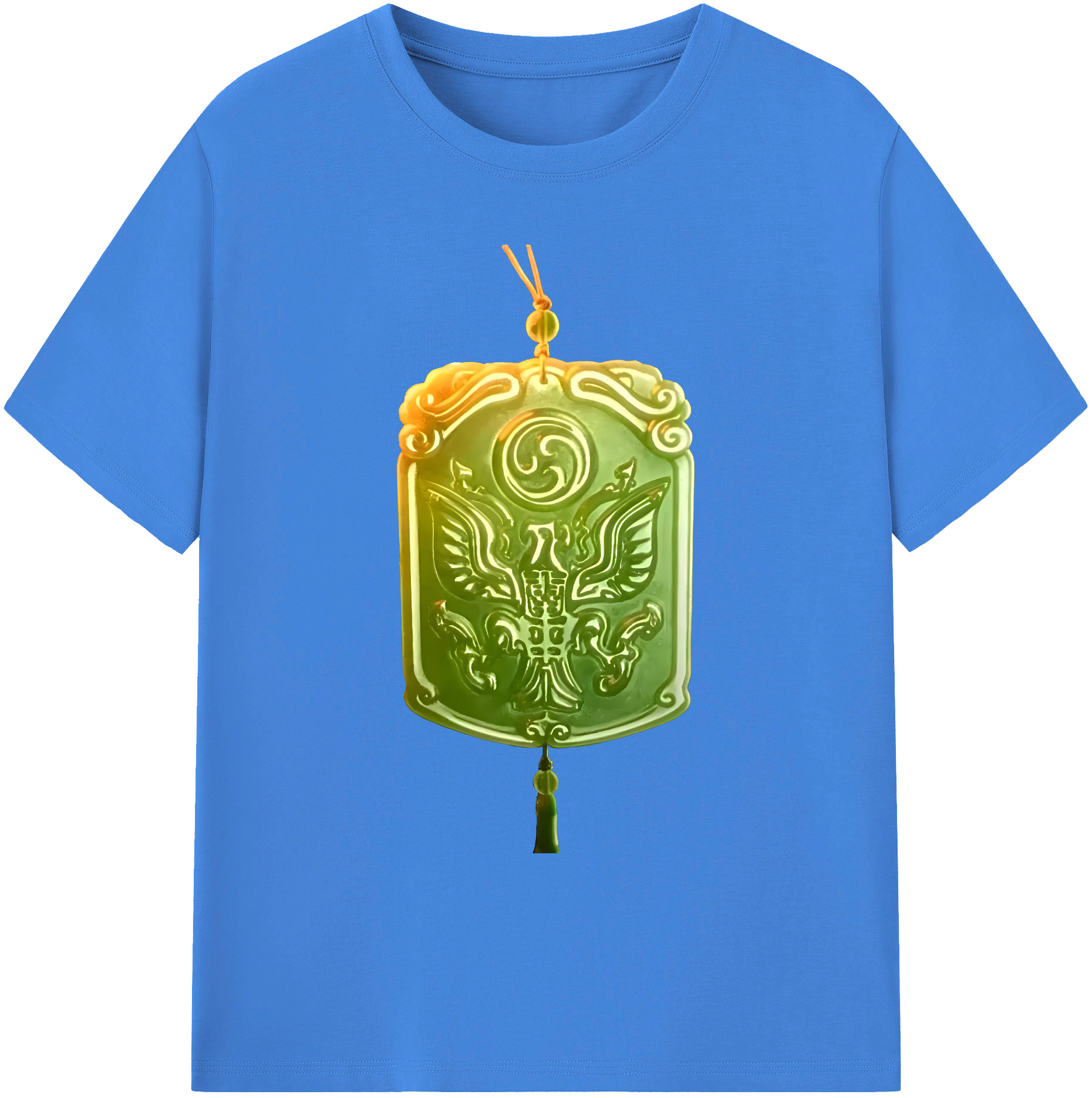 （画像用） Ne Zha 2 ナタ 魔童の大暴れ 綿100％ メンズ半袖Tシャツ｜肌触りやわらか＆通気性