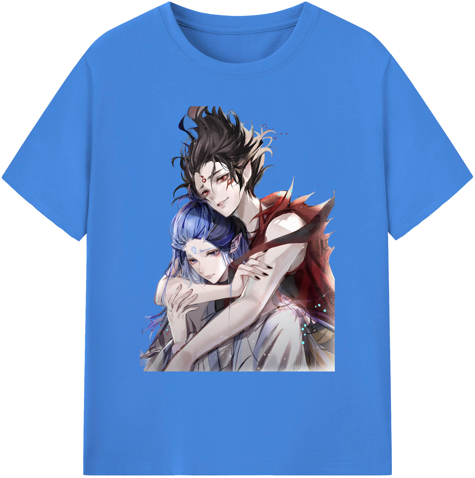（画像用） Ne Zha 2 ナタ 魔童の大暴れ 綿100％ メンズ半袖Tシャツ｜肌触りやわらか＆通気性
